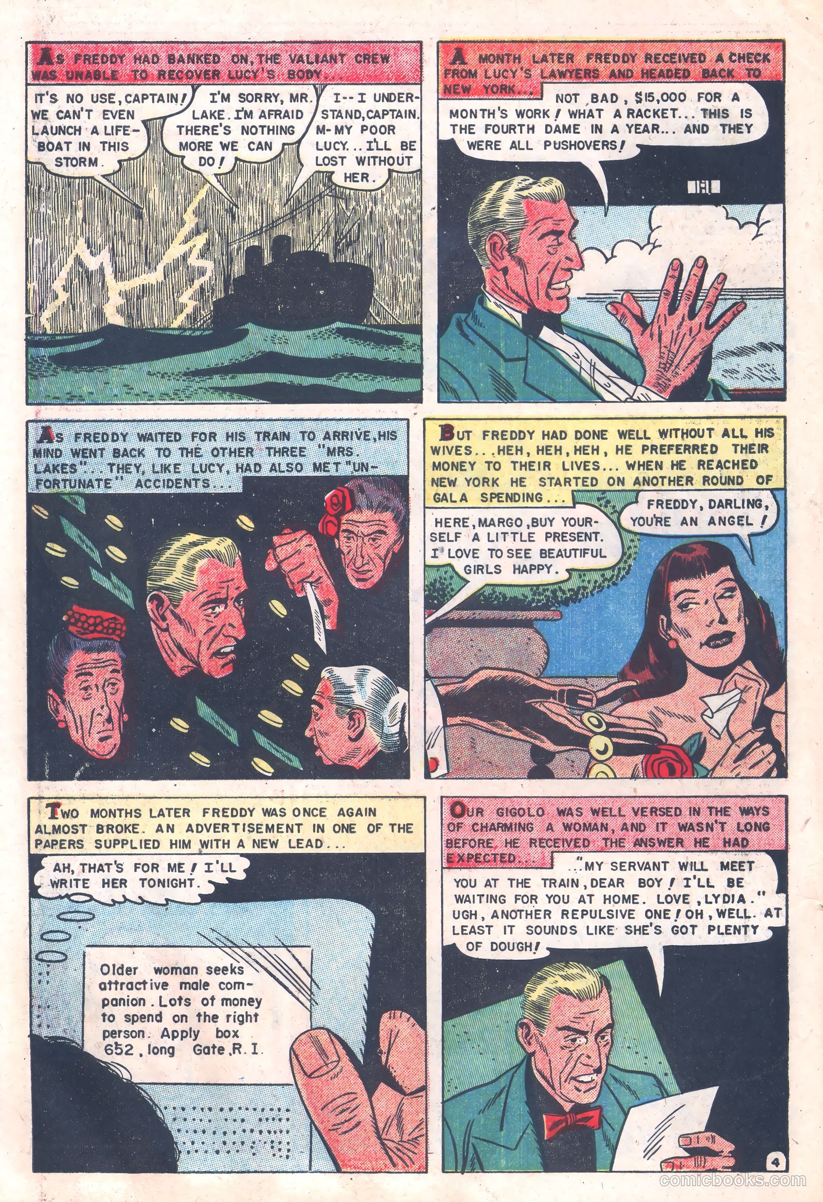 Mysterious Adventures #13 (1953) — page 7 of 37