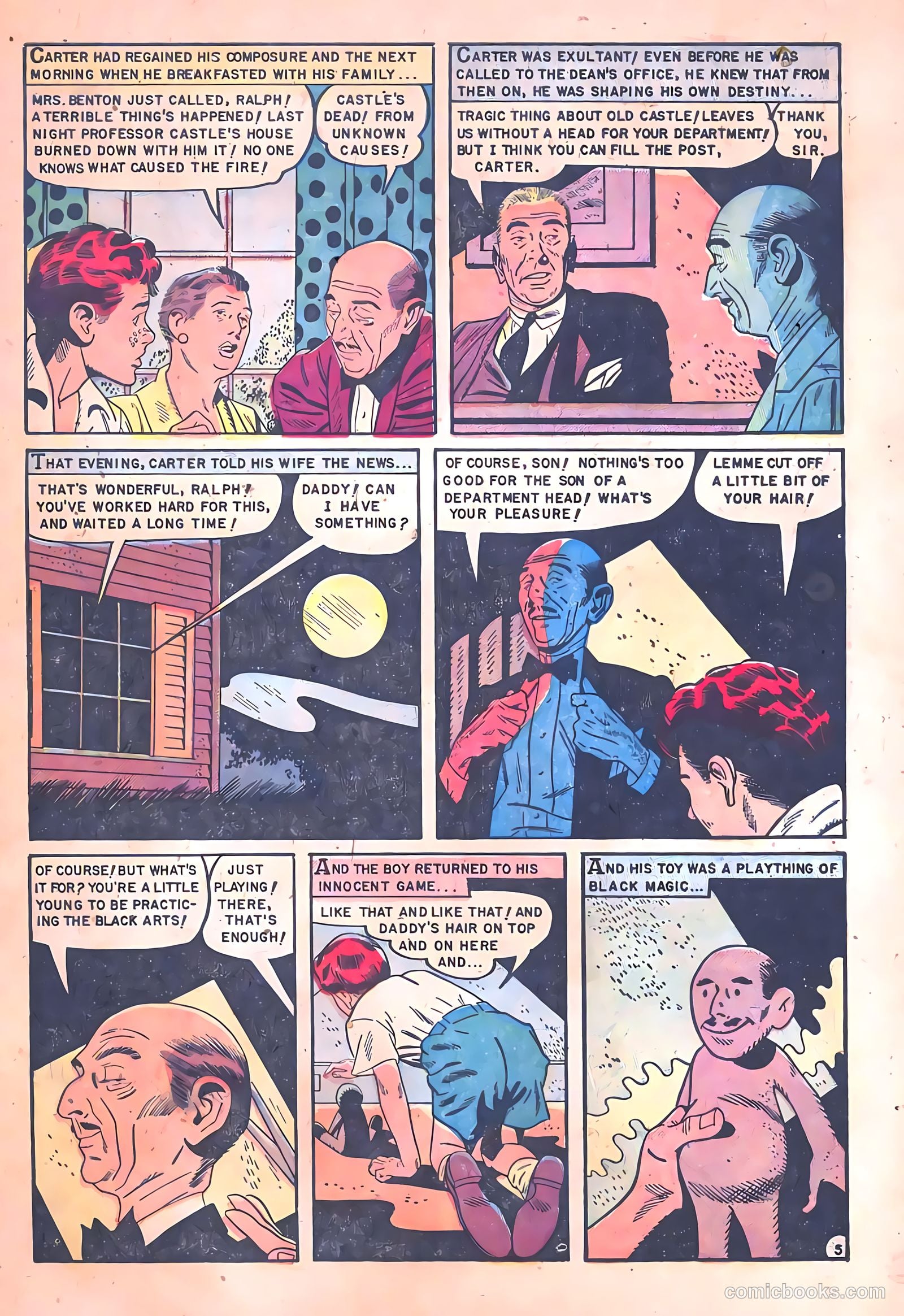 Mysterious Adventures #14 (1953) — page 7 of 36