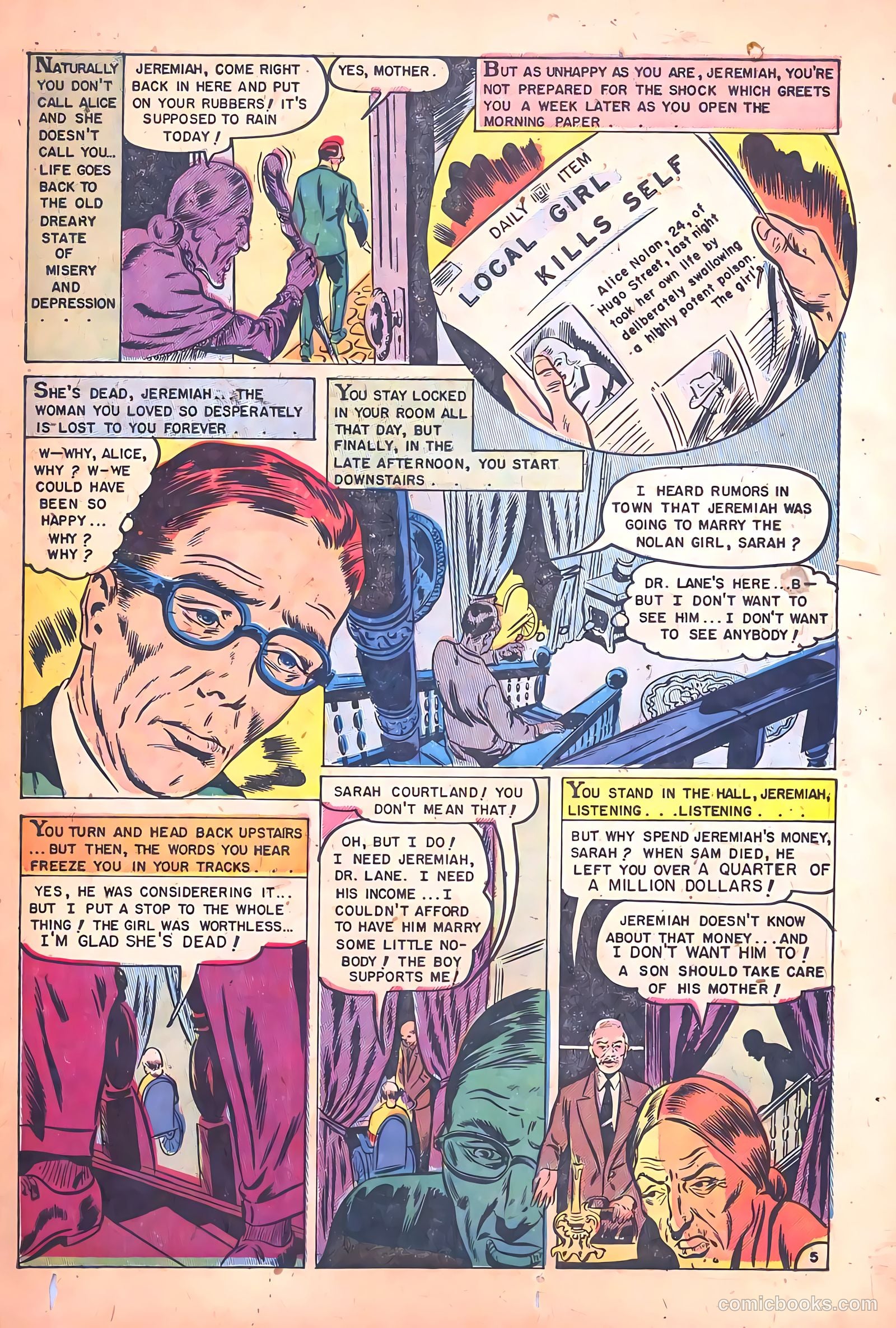 Mysterious Adventures #14 (1953) — page 23 of 36