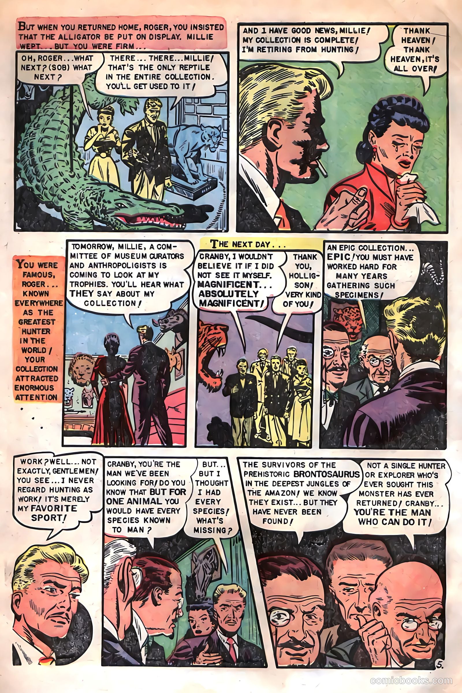Mysterious Adventures #15 (1953) — page 7 of 36
