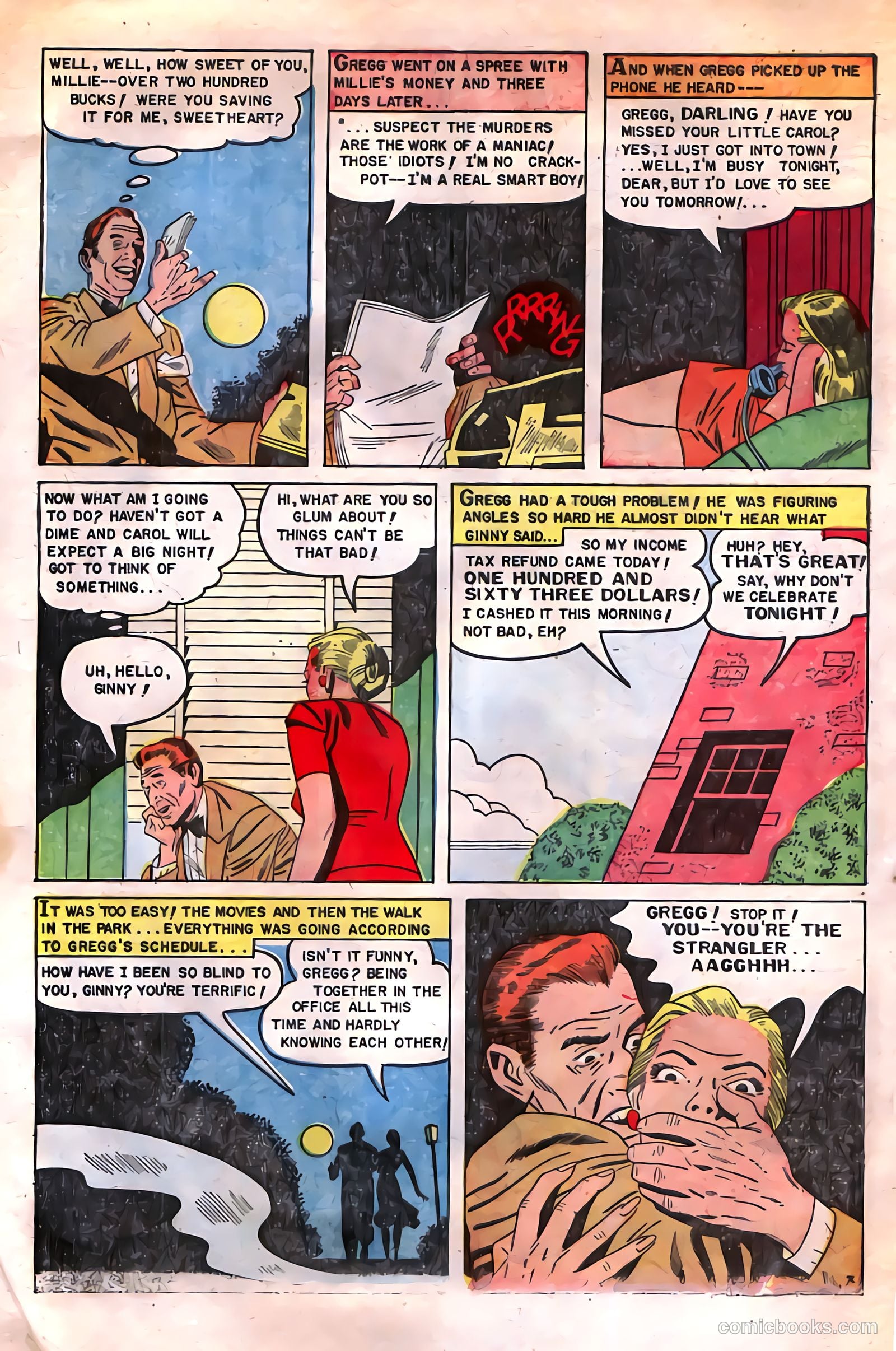 Mysterious Adventures #15 (1953) — page 28 of 36