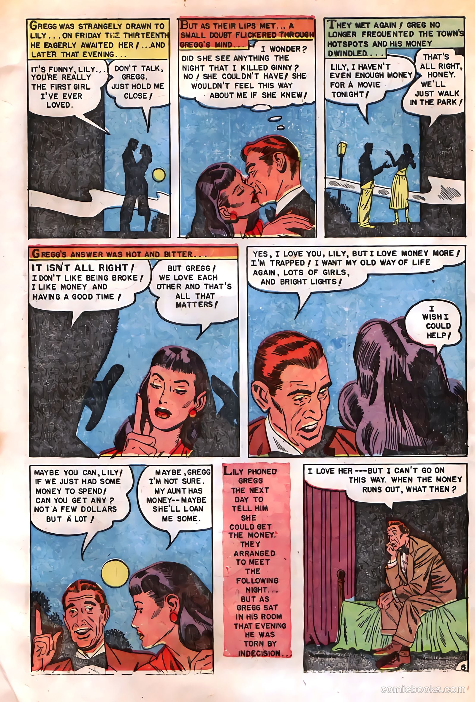 Mysterious Adventures #15 (1953) — page 30 of 36