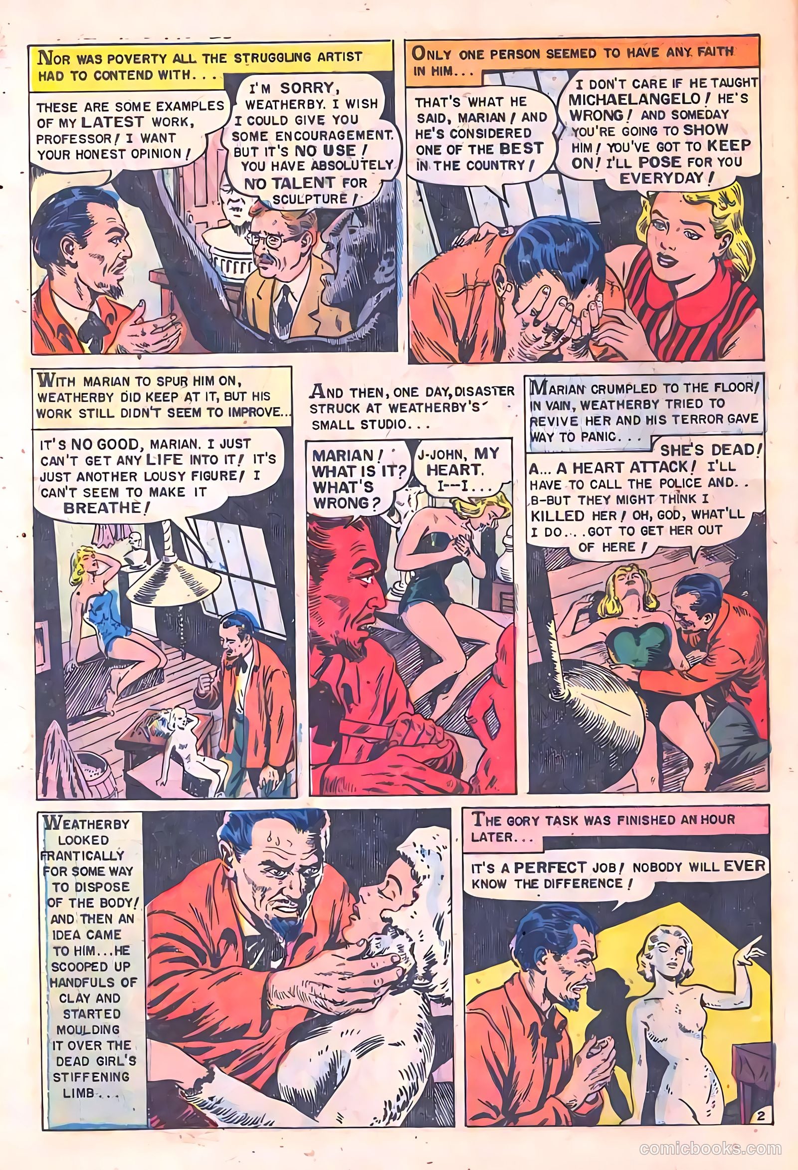 Mysterious Adventures #16 (1953) — page 28 of 36