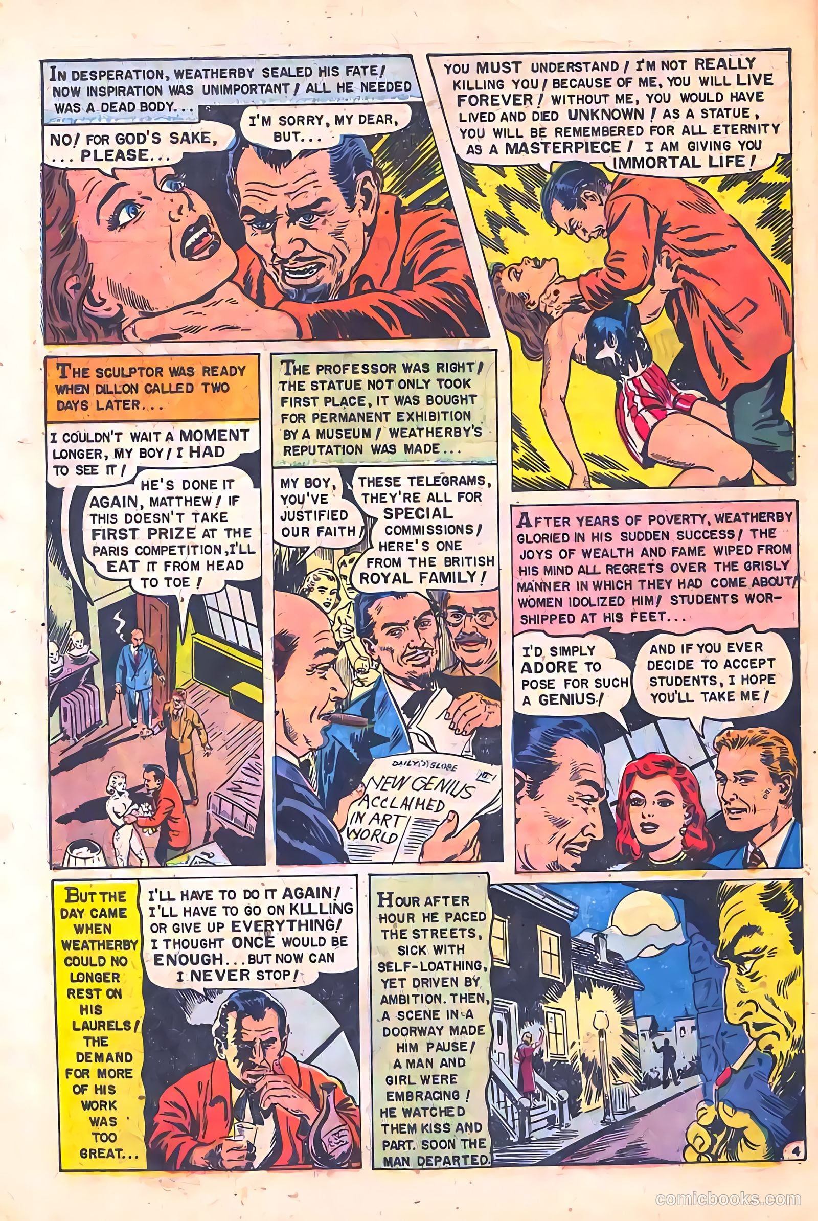 Mysterious Adventures #16 (1953) — page 30 of 36