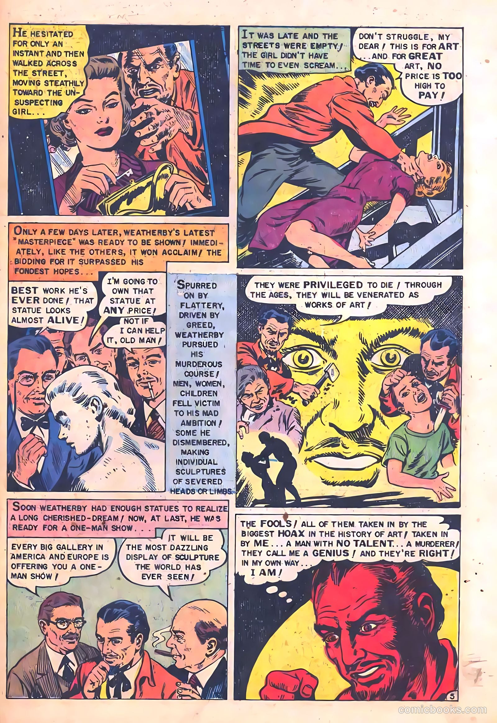 Mysterious Adventures #16 (1953) — page 31 of 36