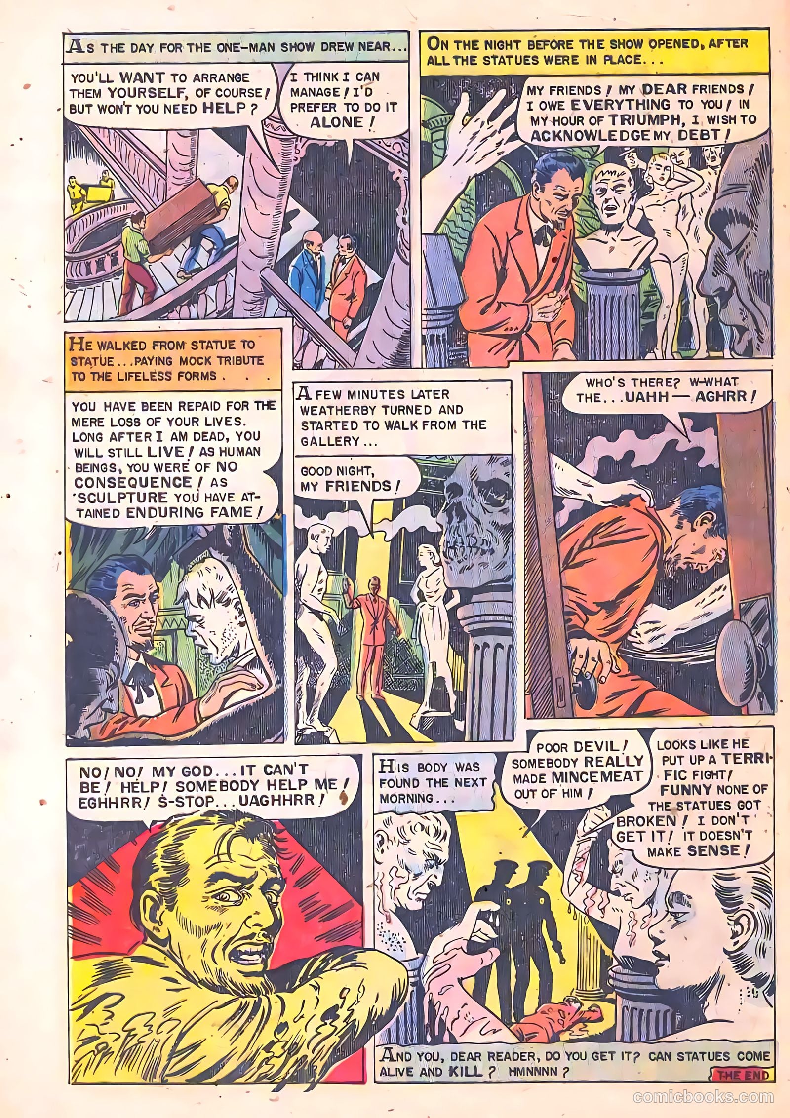 Mysterious Adventures #16 (1953) — page 32 of 36