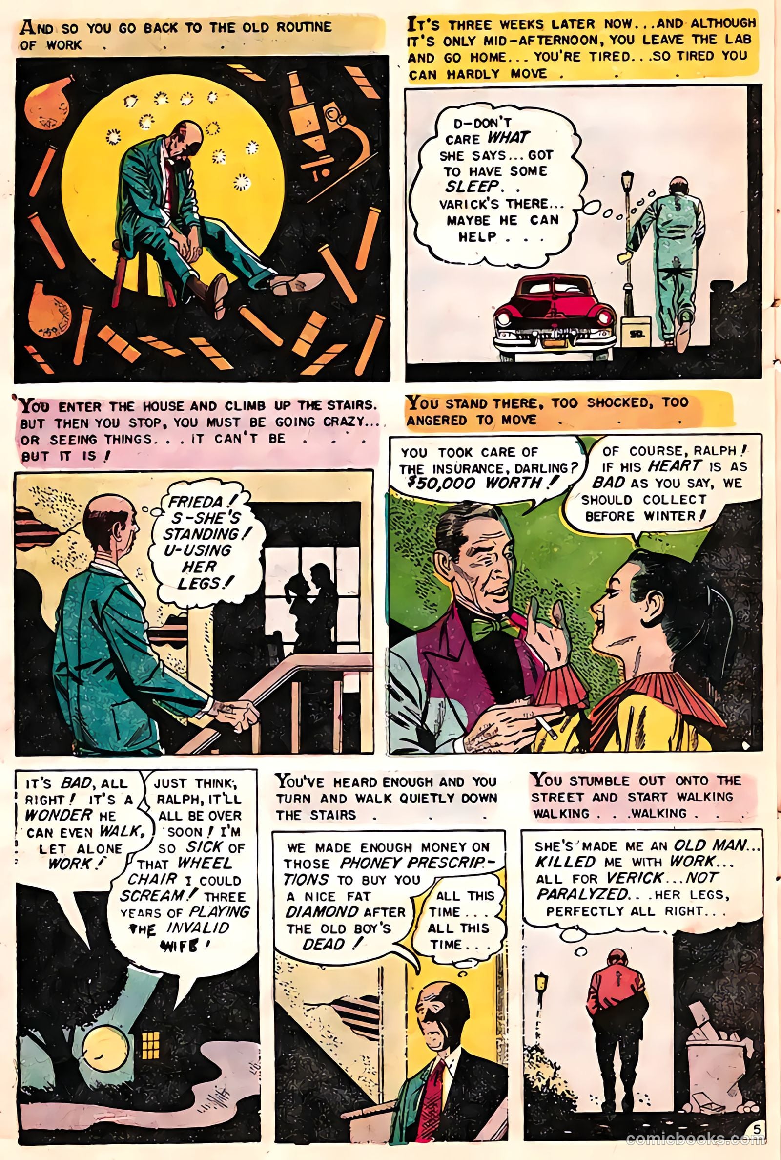 Mysterious Adventures #17 (1953) — page 19 of 27