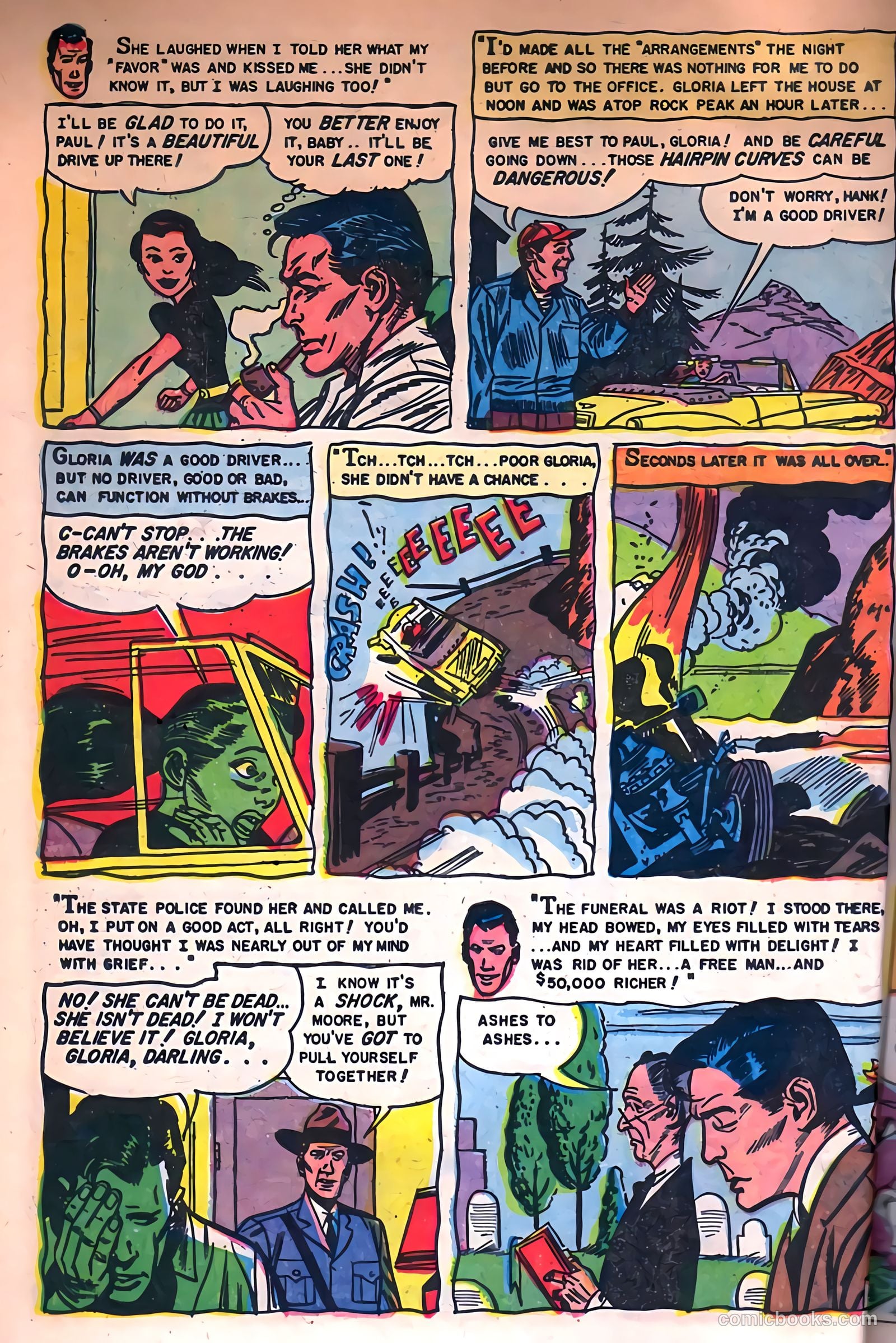 Mysterious Adventures #19 (1954) — page 6 of 36