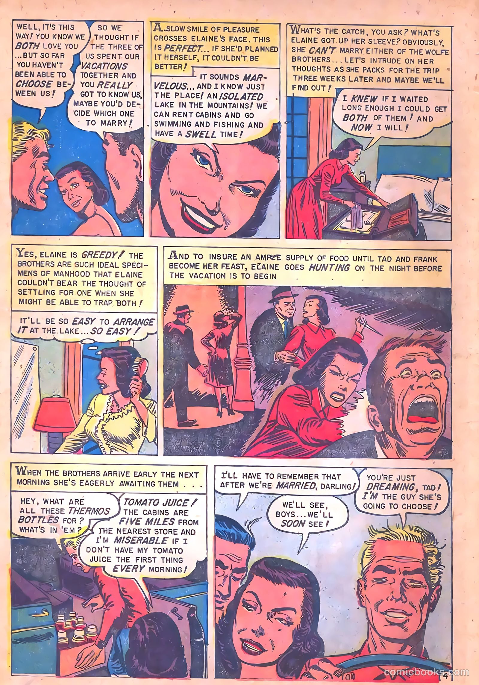 Mysterious Adventures #20 (1954) — page 6 of 36