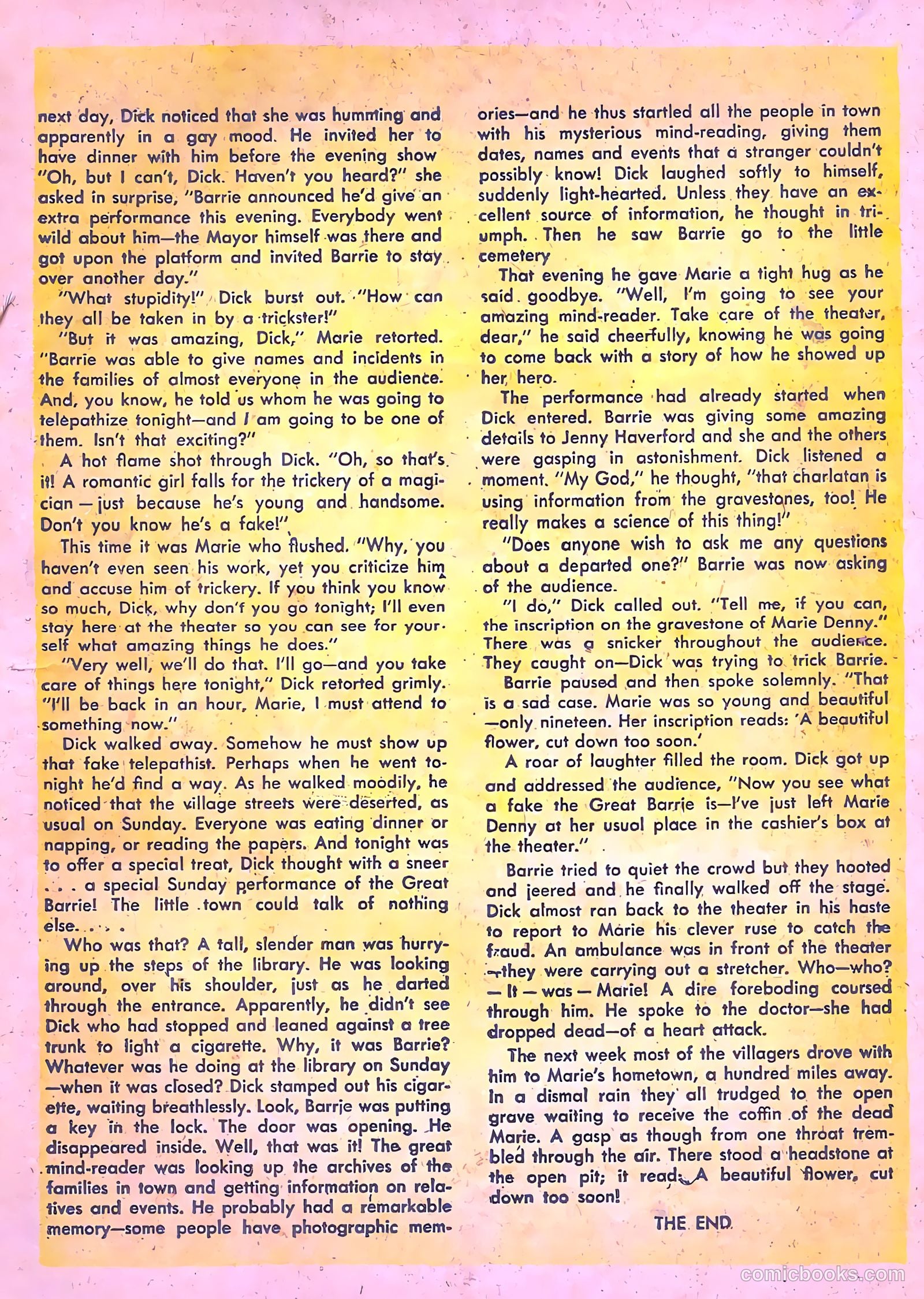 Mysterious Adventures #20 (1954) — page 19 of 36