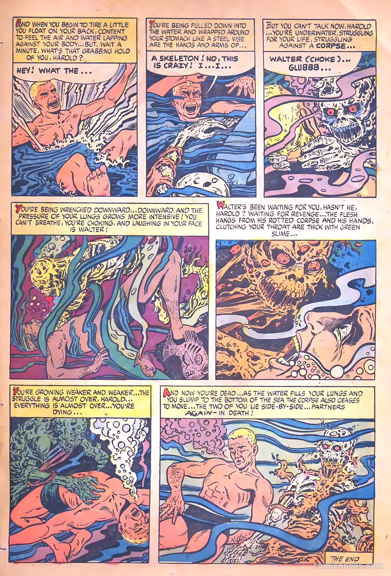 Mysterious Adventures #20 (1954) — page 33 of 36