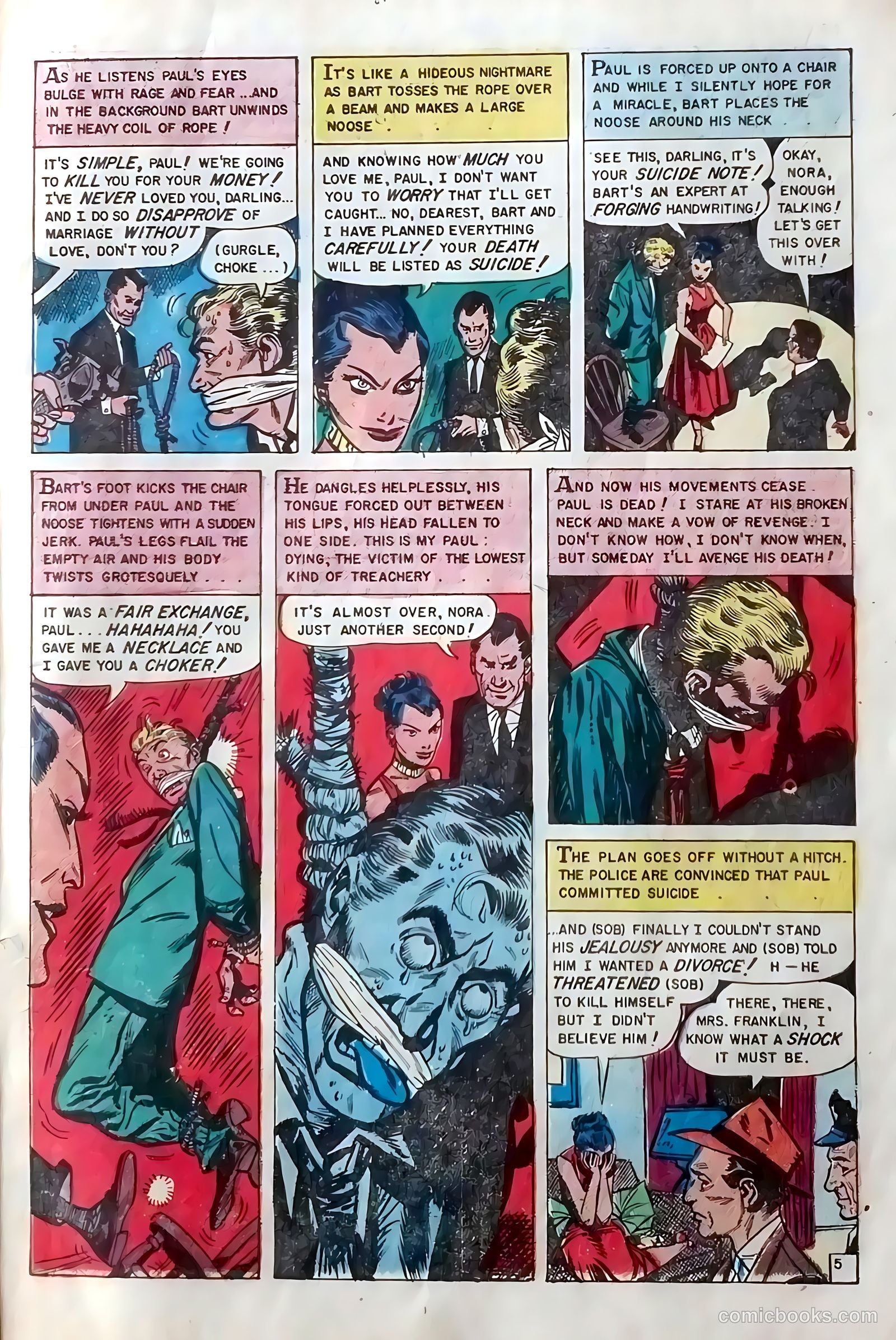 Mysterious Adventures #21 (1954) — page 7 of 36