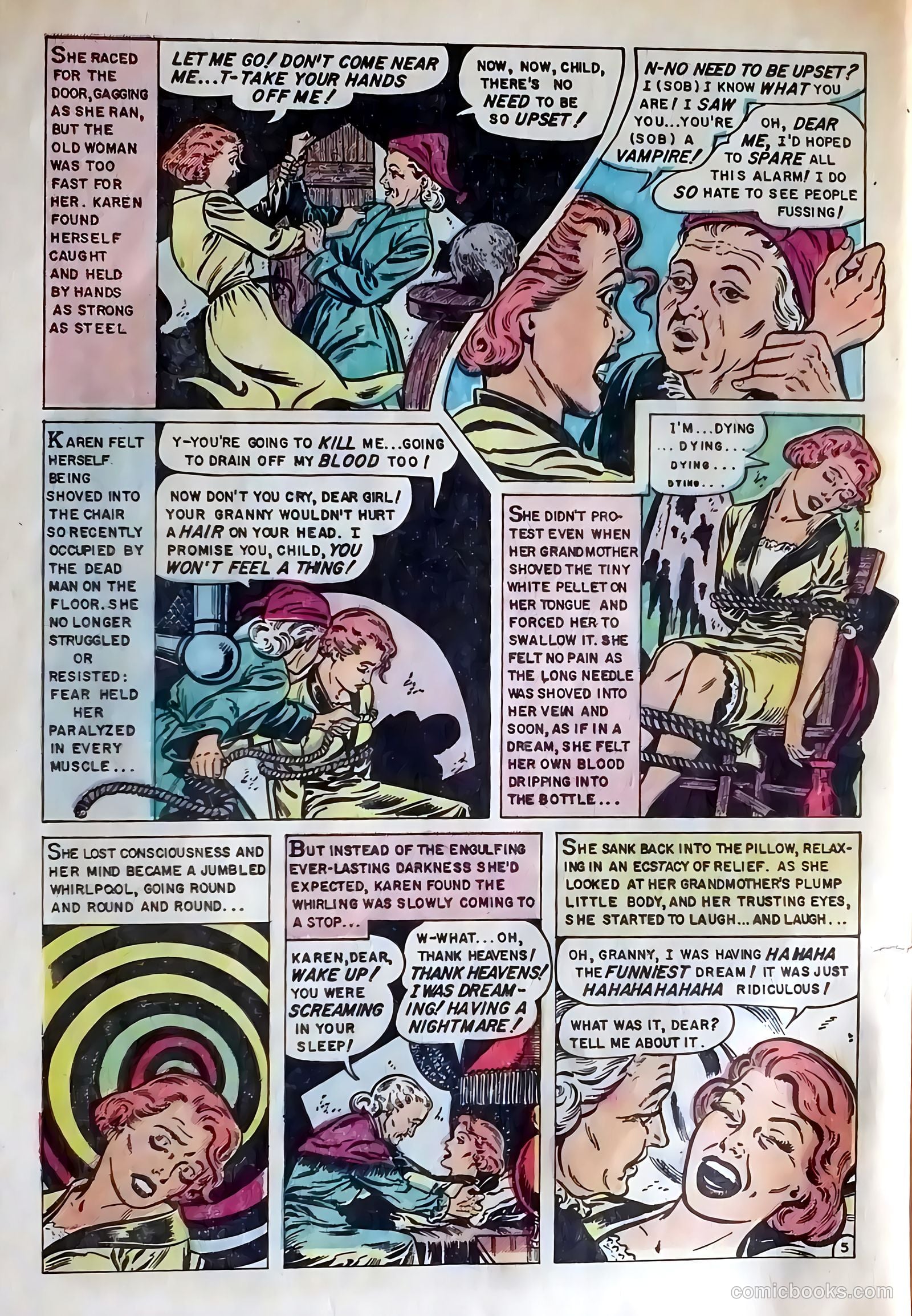 Mysterious Adventures #21 (1954) — page 32 of 36