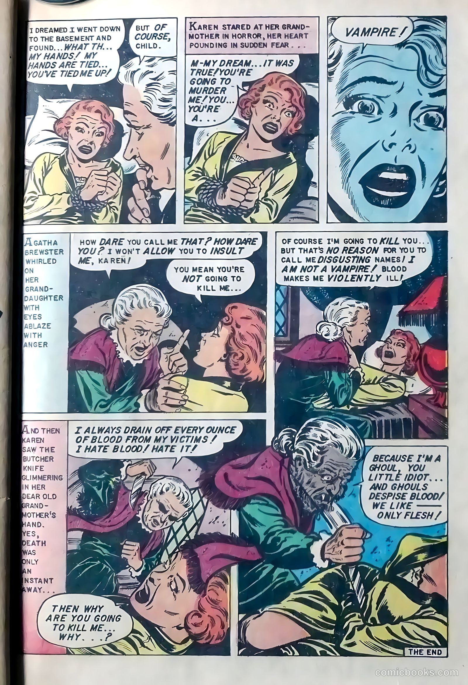 Mysterious Adventures #21 (1954) — page 33 of 36