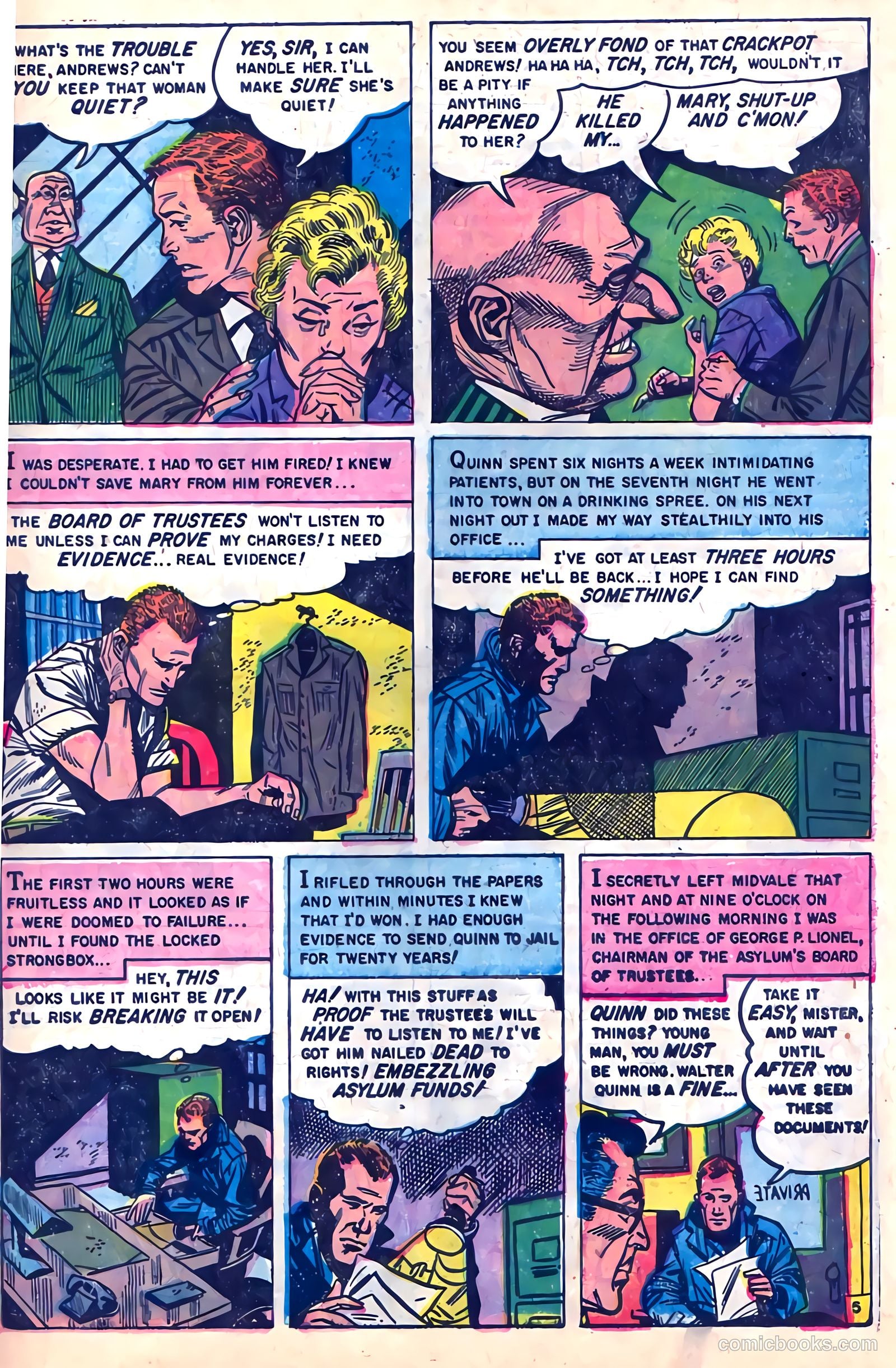 Mysterious Adventures #22 (1954) — page 7 of 36