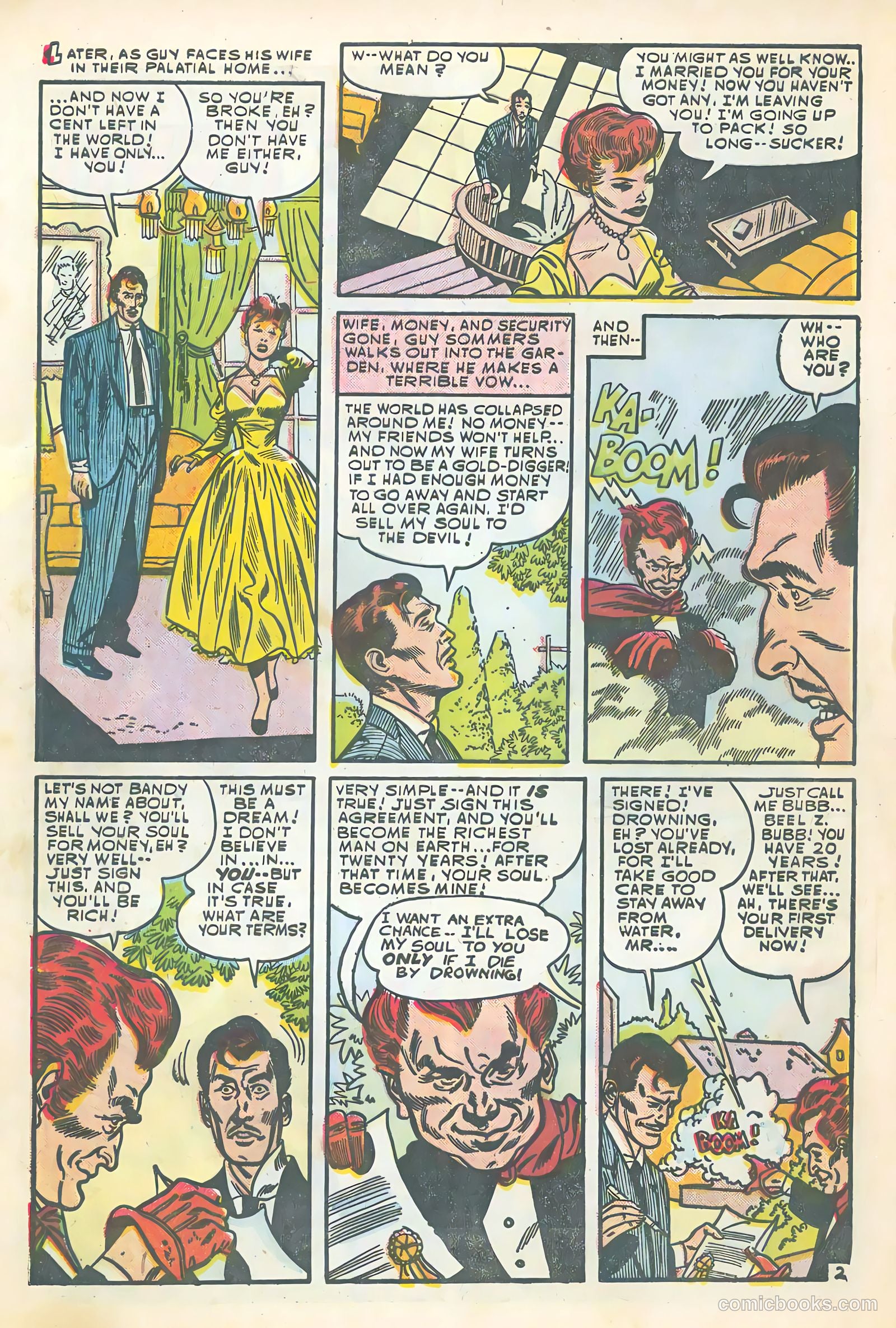 Mysterious Adventures #23 (1954) — page 4 of 36