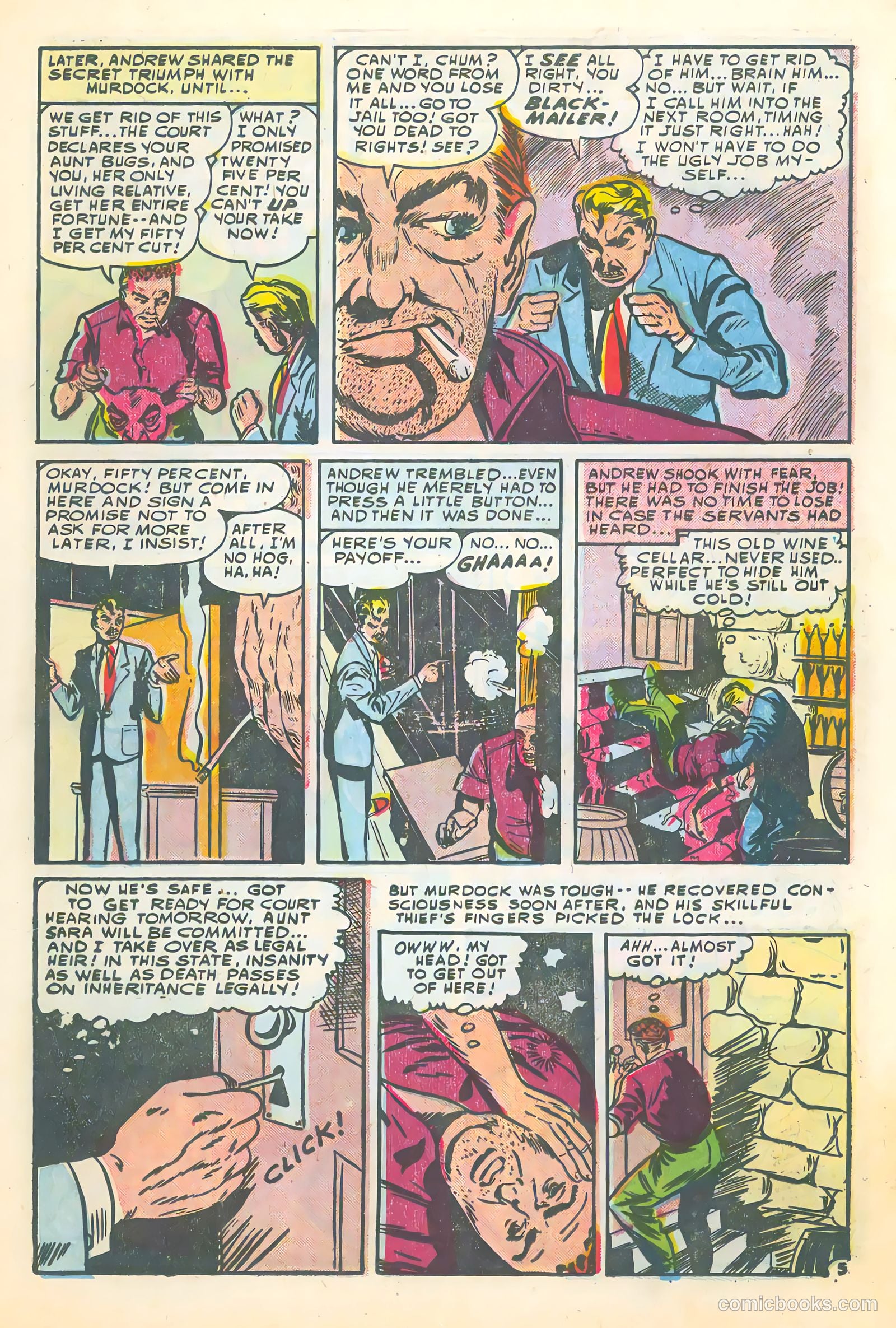 Mysterious Adventures #23 (1954) — page 17 of 36