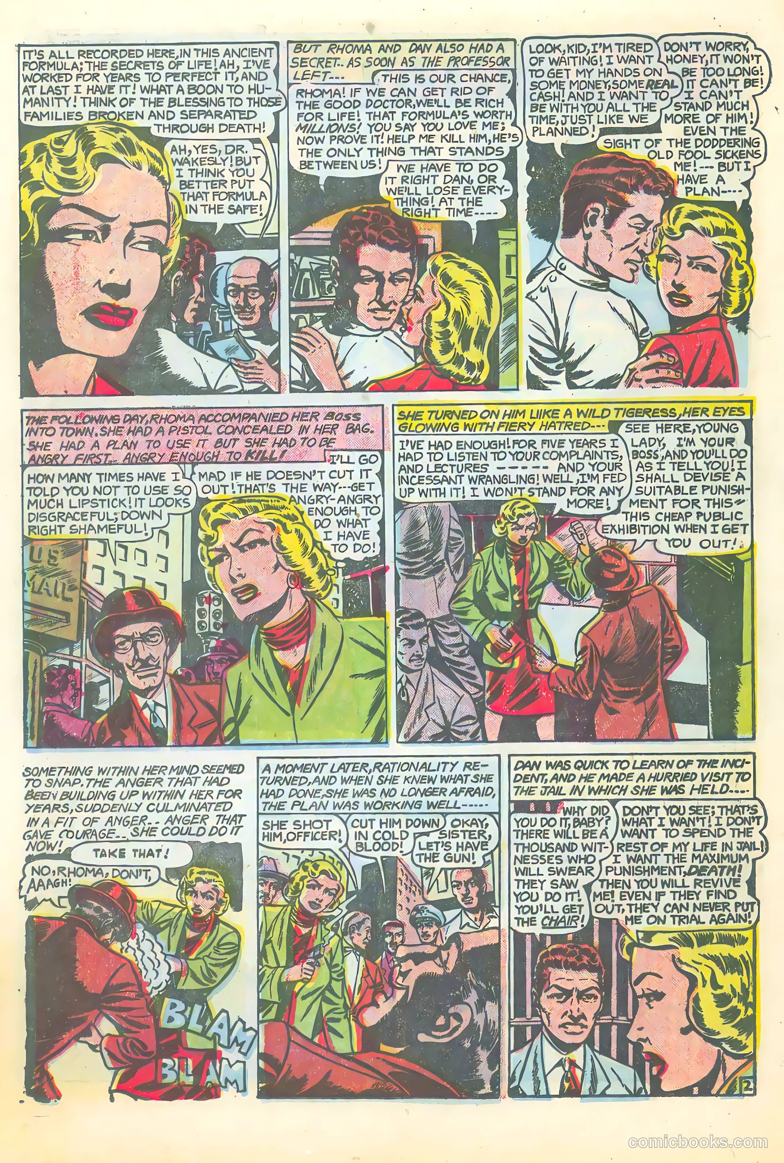 Mysterious Adventures #23 (1954) — page 20 of 36