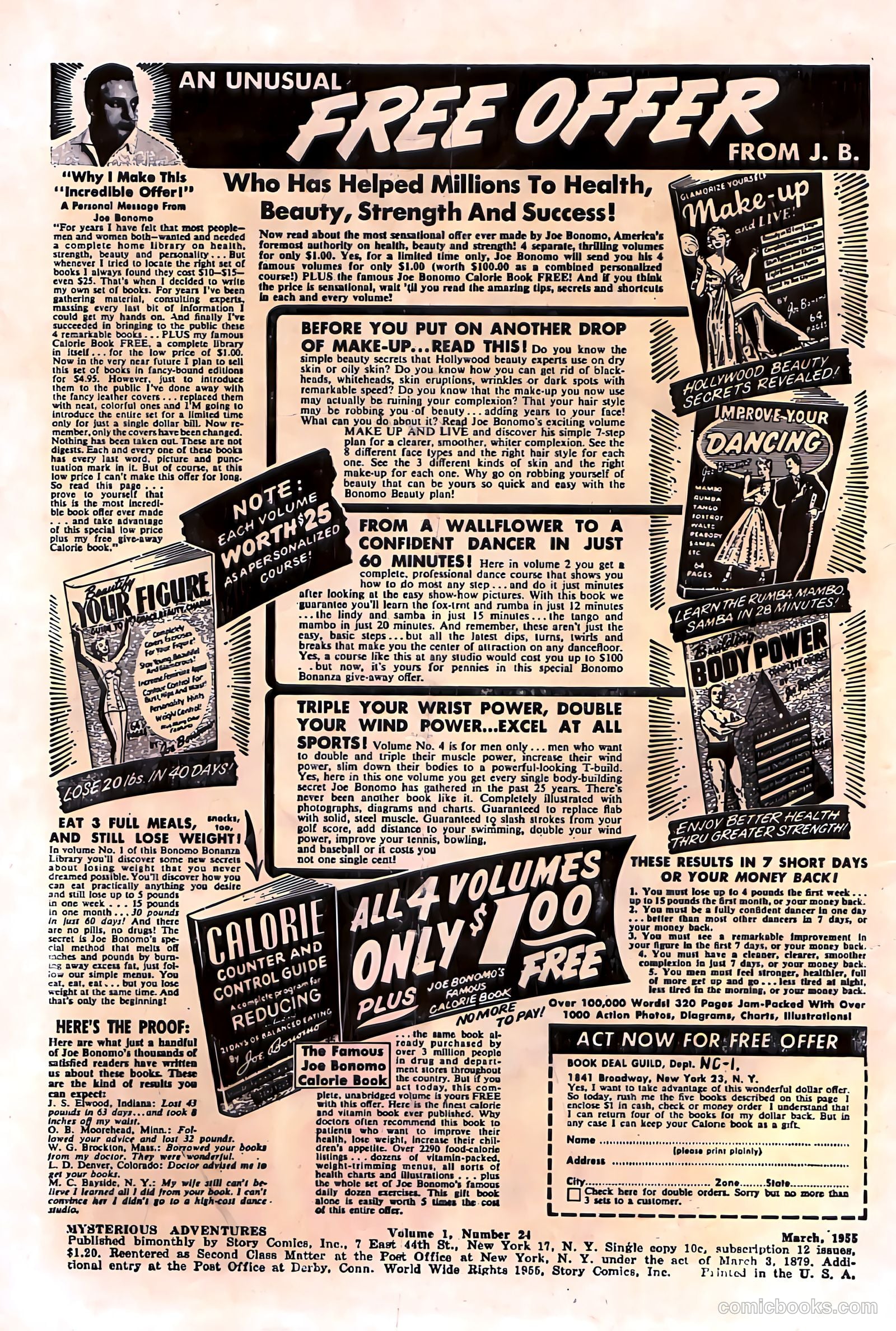 Mysterious Adventures #24 (1955) — page 2 of 36