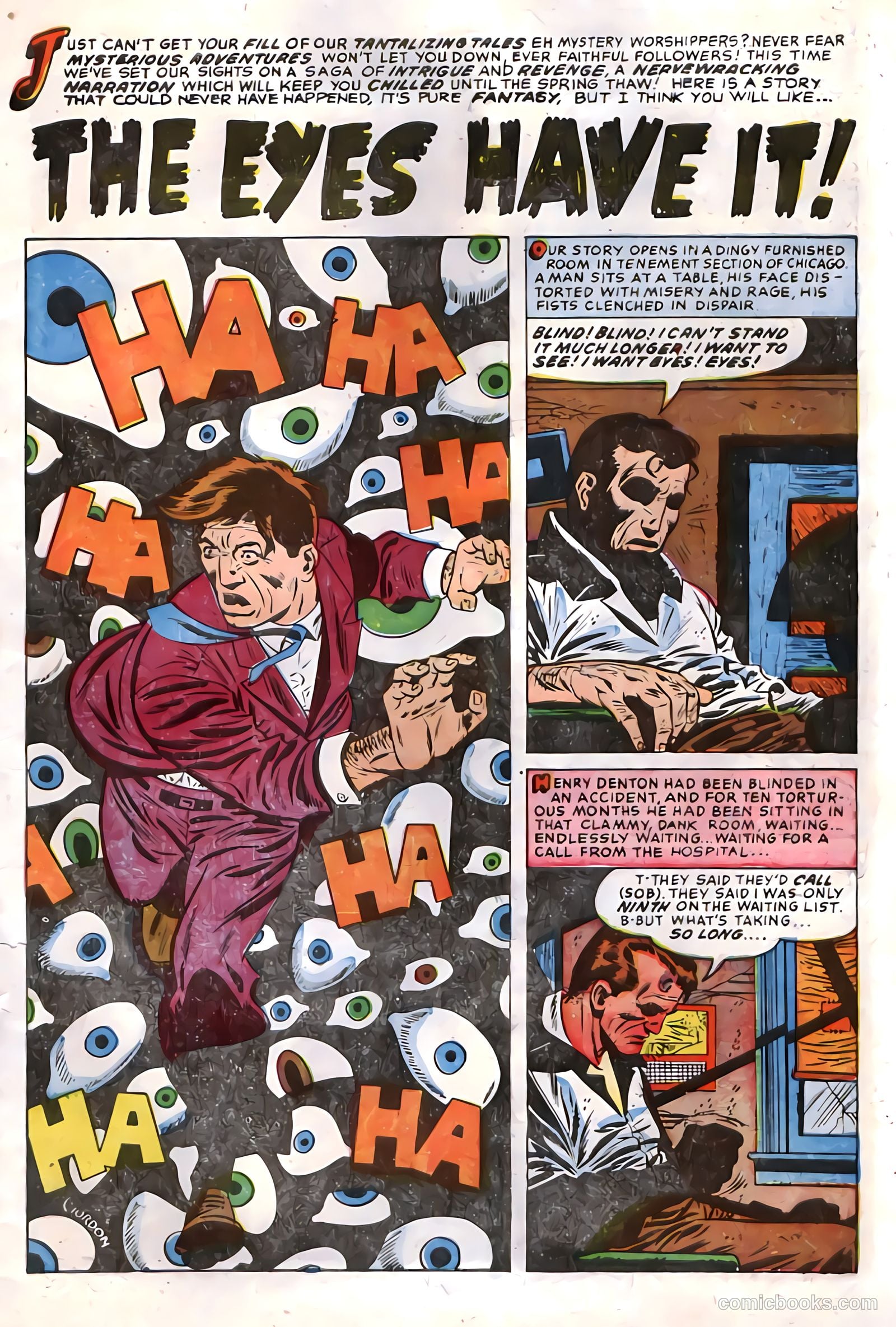 Mysterious Adventures #24 (1955) — page 3 of 36