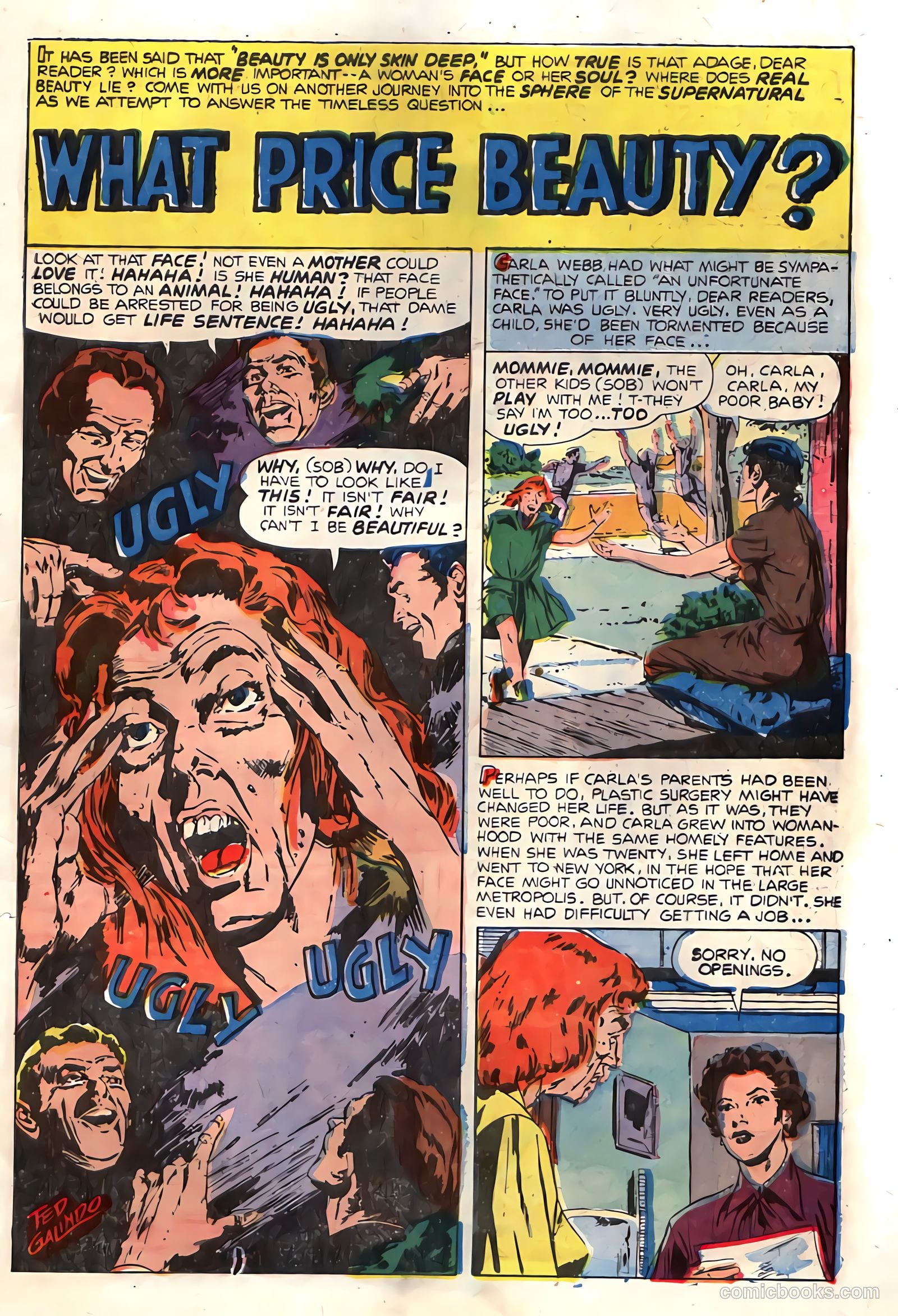 Mysterious Adventures #24 (1955) — page 13 of 36