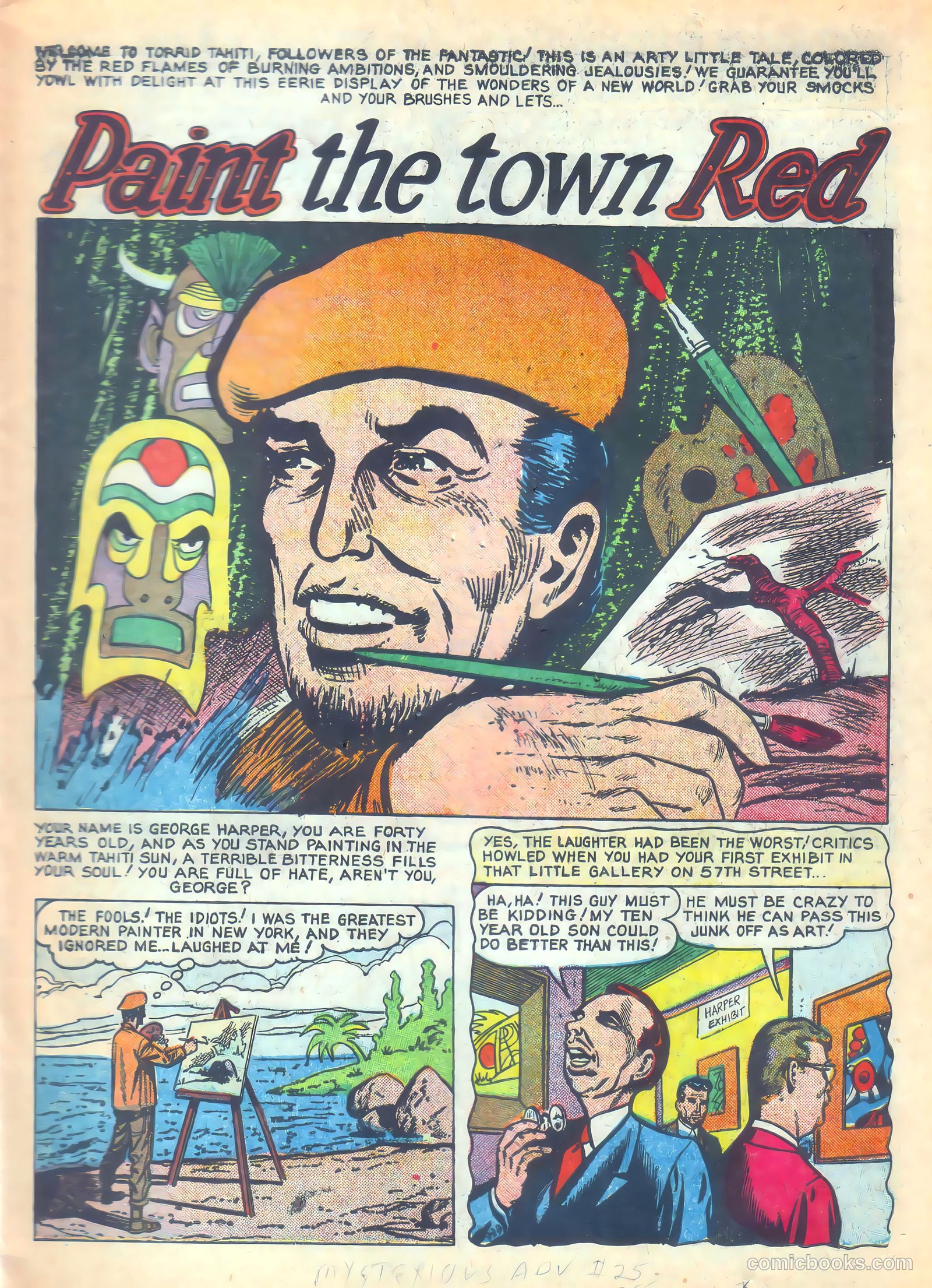 Mysterious Adventures #25 (1955) — page 3 of 36