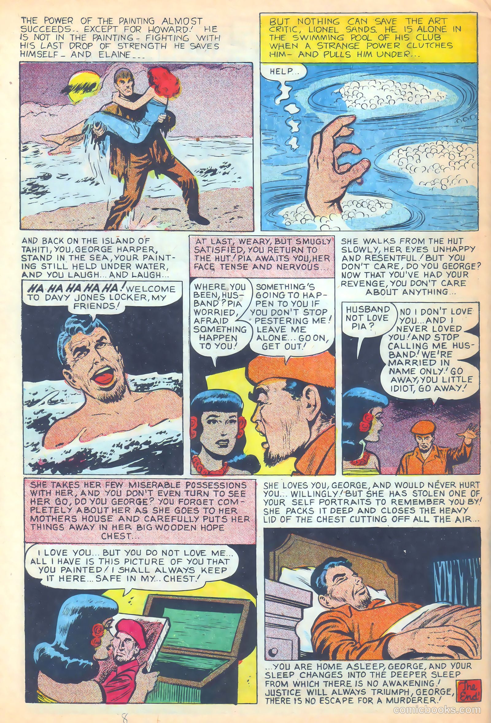 Mysterious Adventures #25 (1955) — page 8 of 36