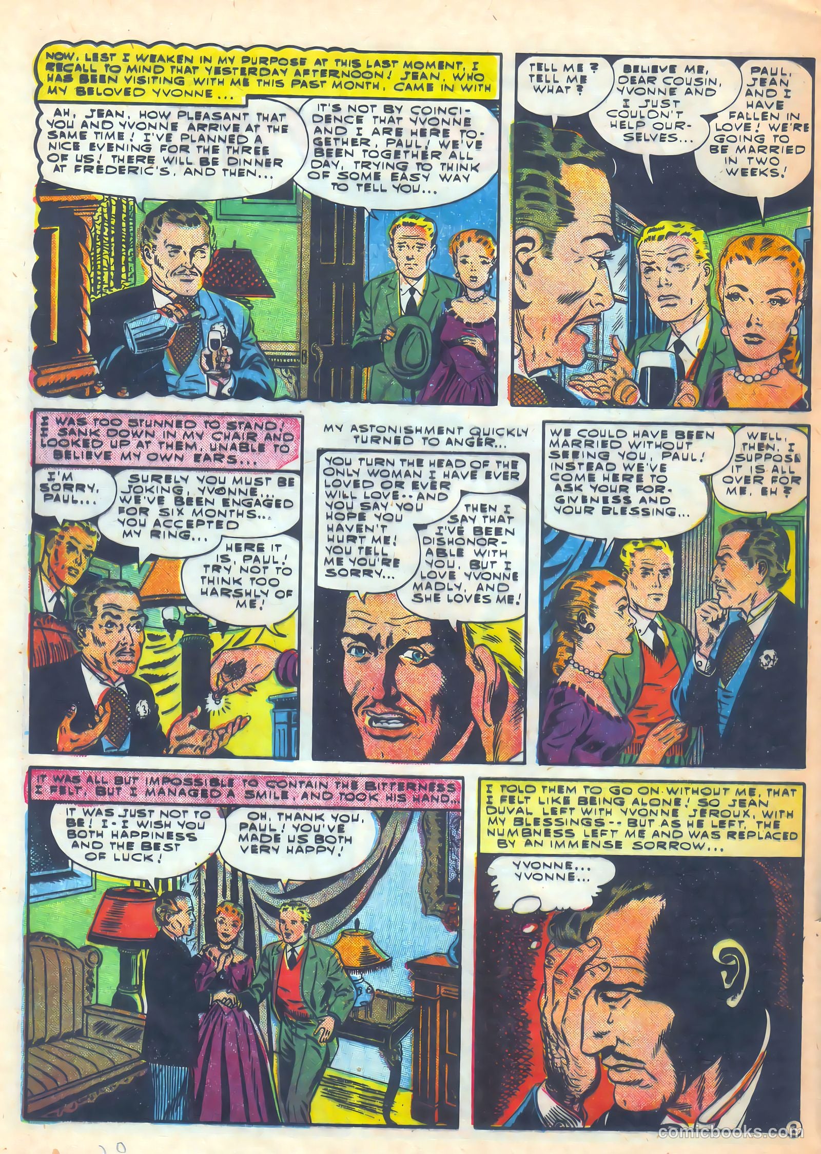 Mysterious Adventures #25 (1955) — page 20 of 36