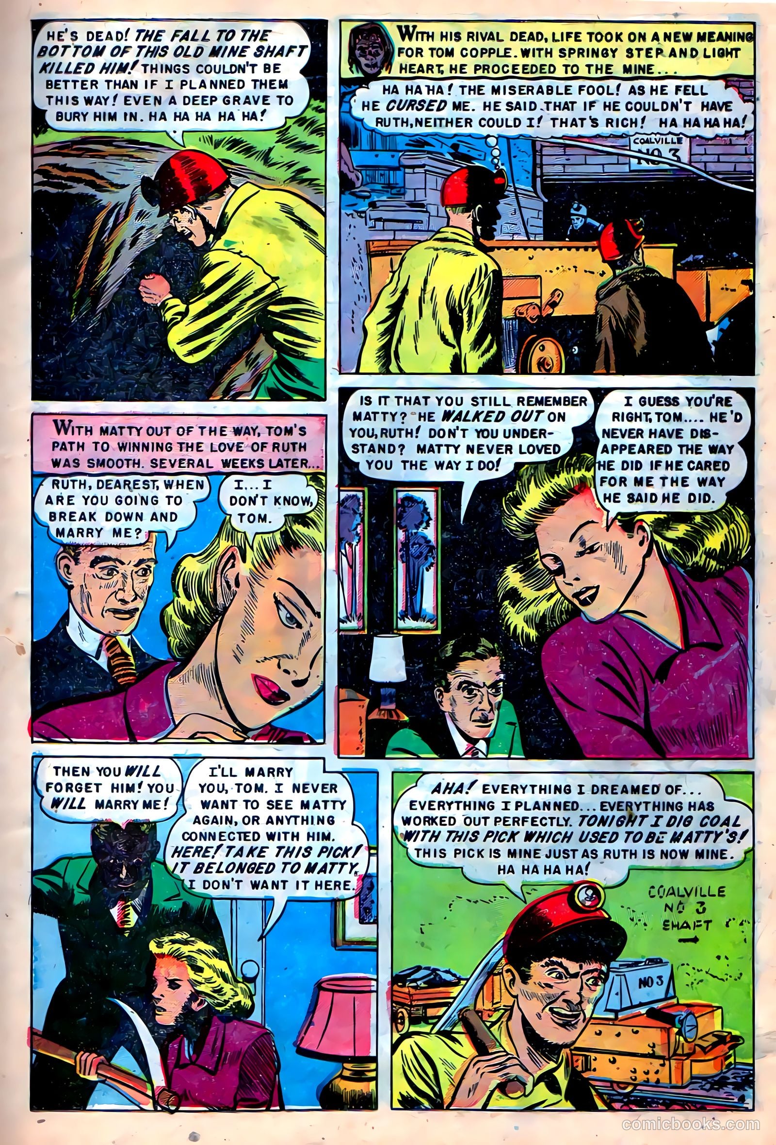 Mysterious Adventures #3 (1951) — page 13 of 36