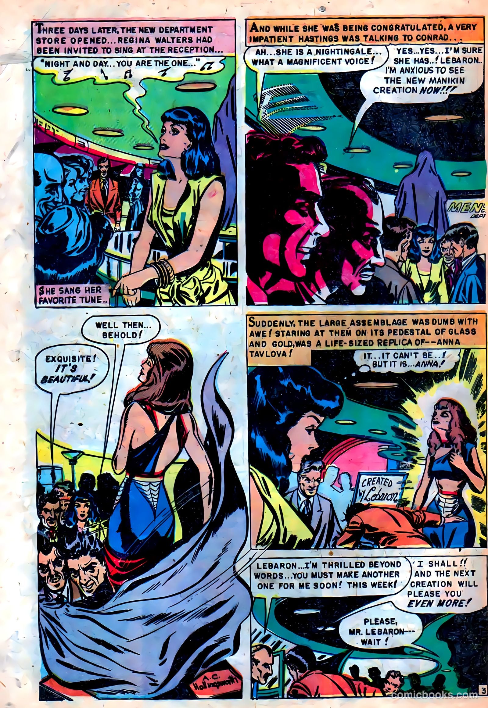 Mysterious Adventures #3 (1951) — page 28 of 36