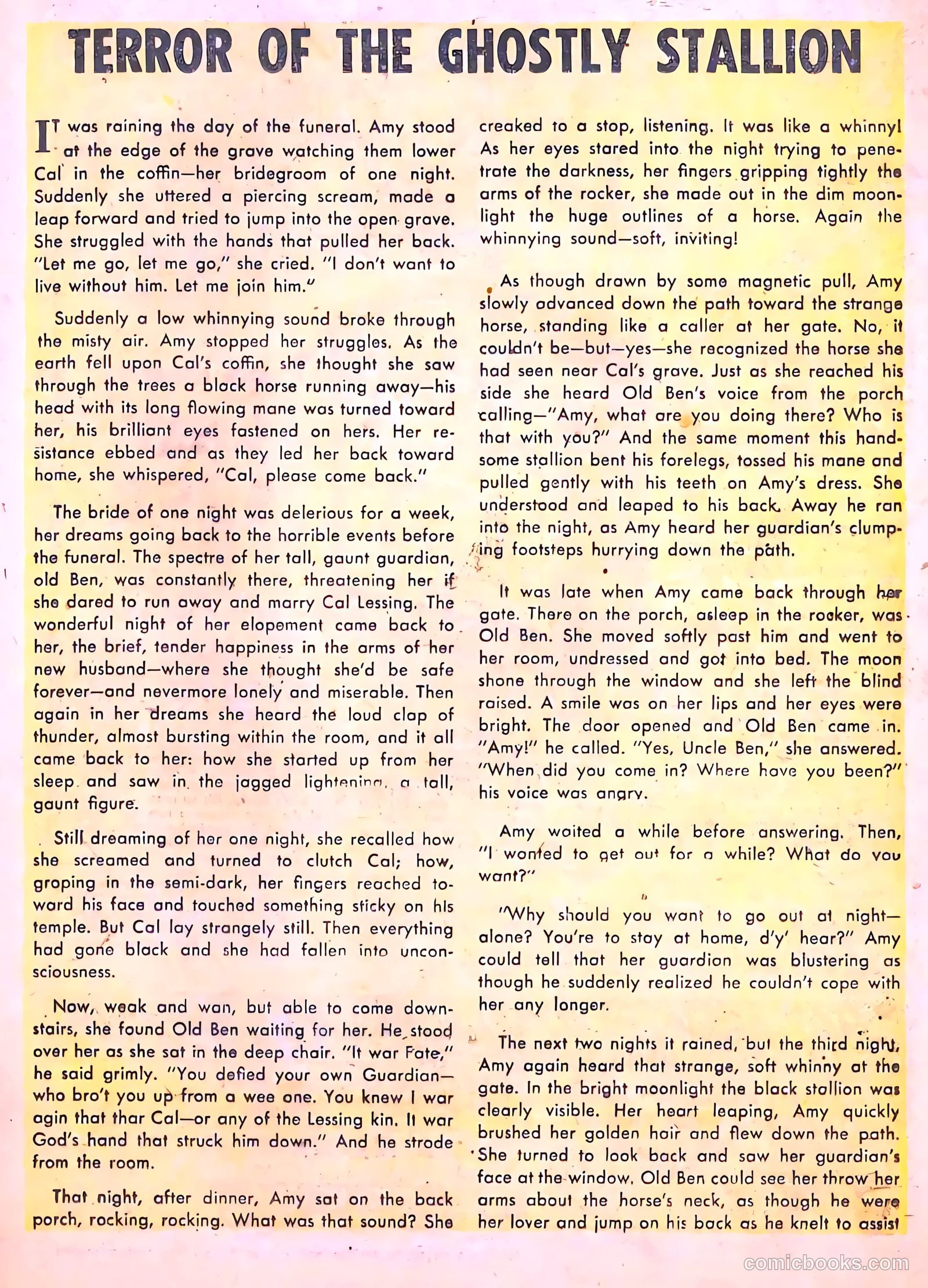Mysterious Adventures #4 (1951) — page 17 of 36