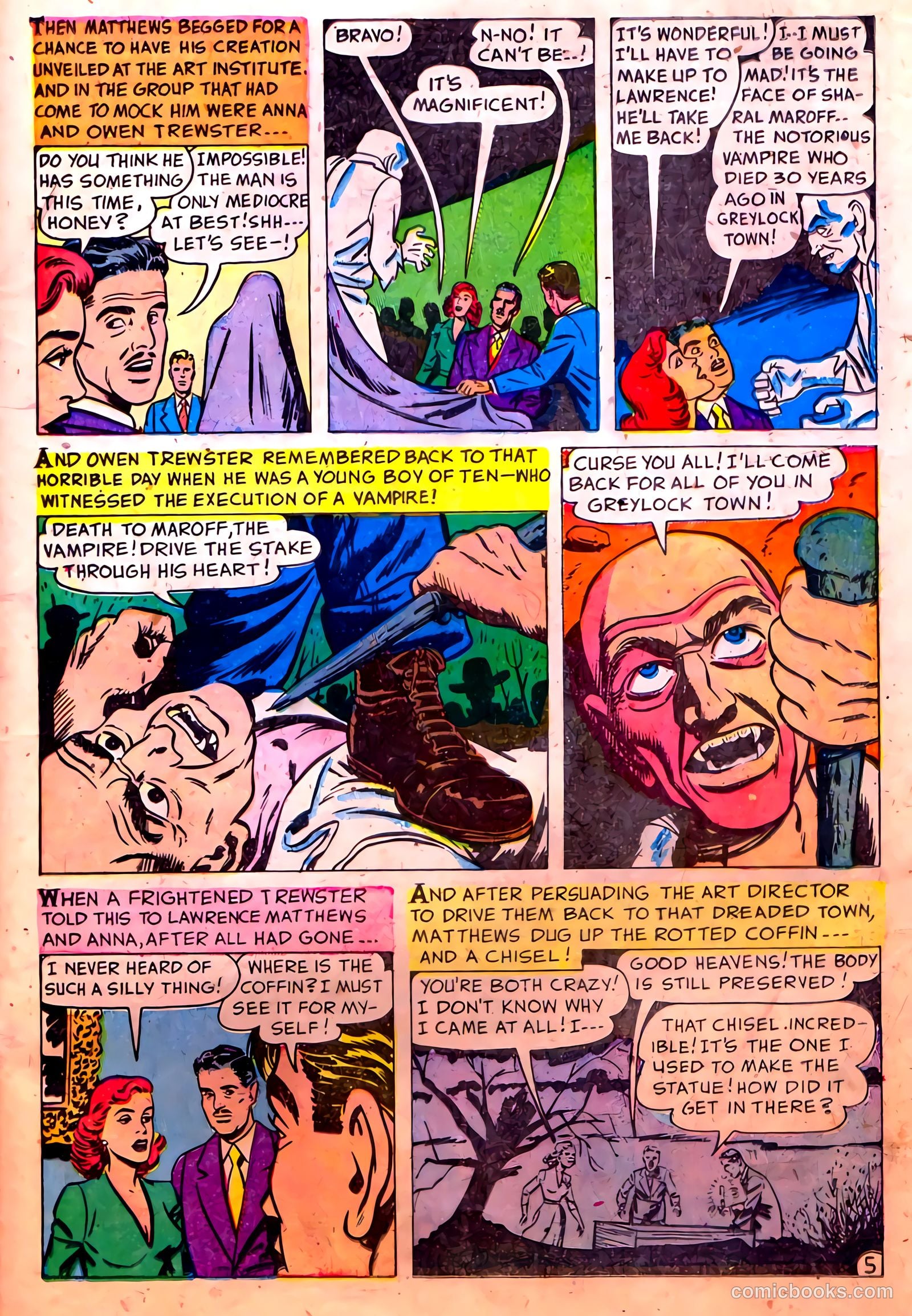 Mysterious Adventures #5 (1951) — page 21 of 36