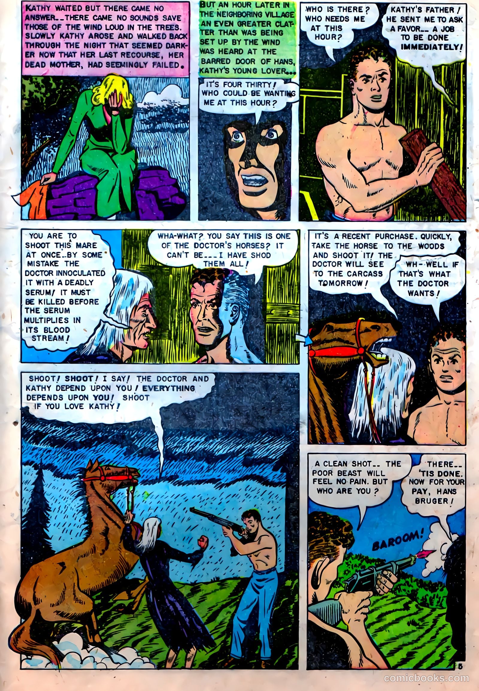 Mysterious Adventures #5 (1951) — page 31 of 36