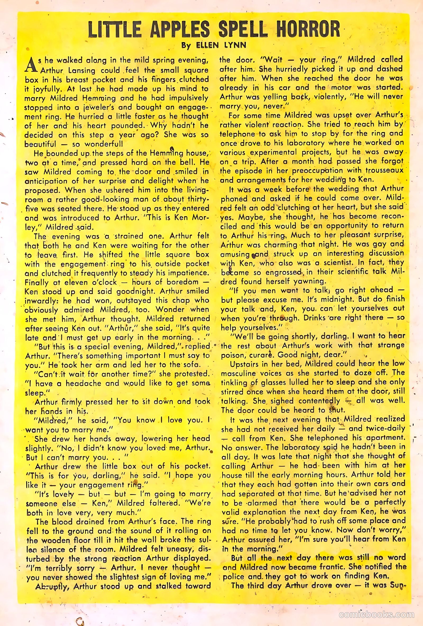 Mysterious Adventures #6 (1952) — page 18 of 36