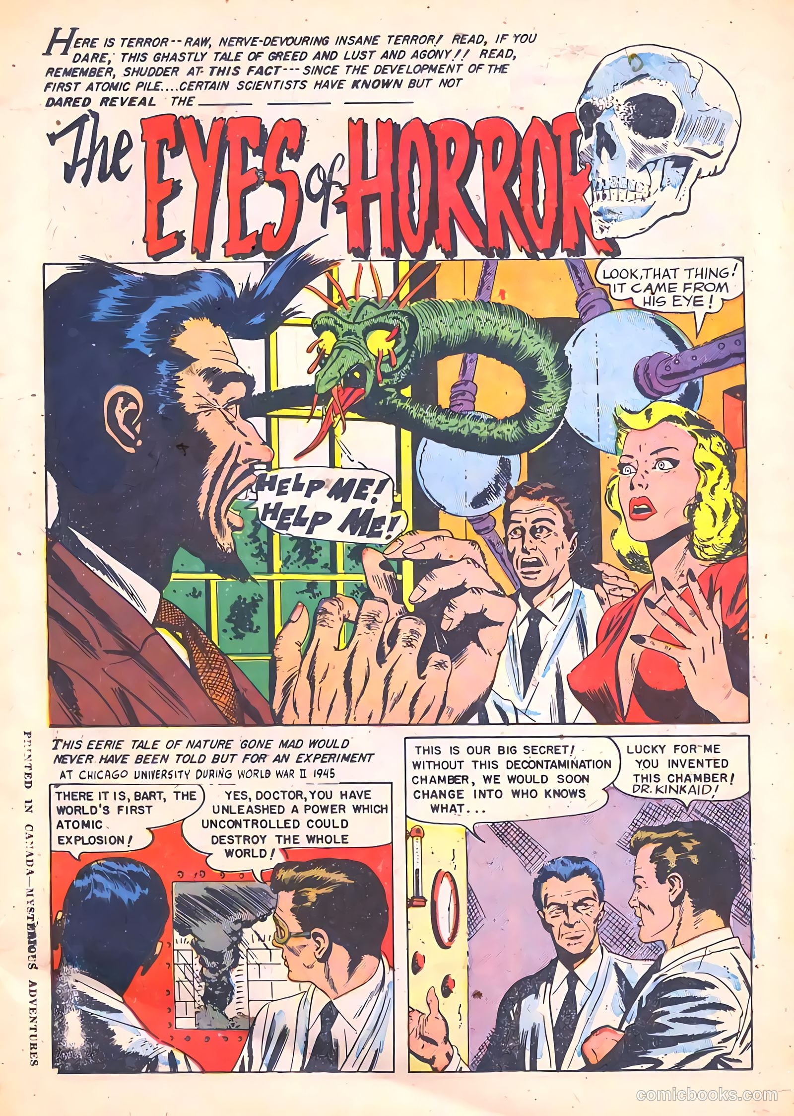 Mysterious Adventures #8 (1952) — page 3 of 36