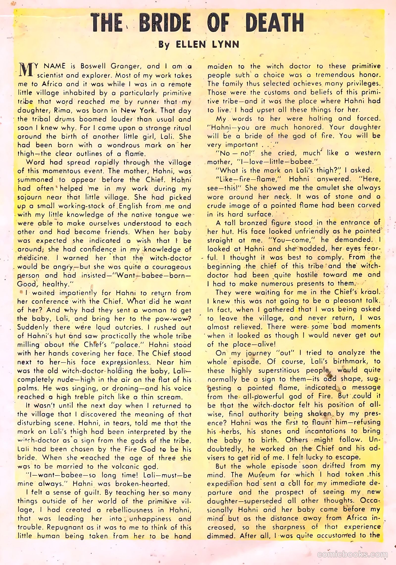 Mysterious Adventures #8 (1952) — page 18 of 36