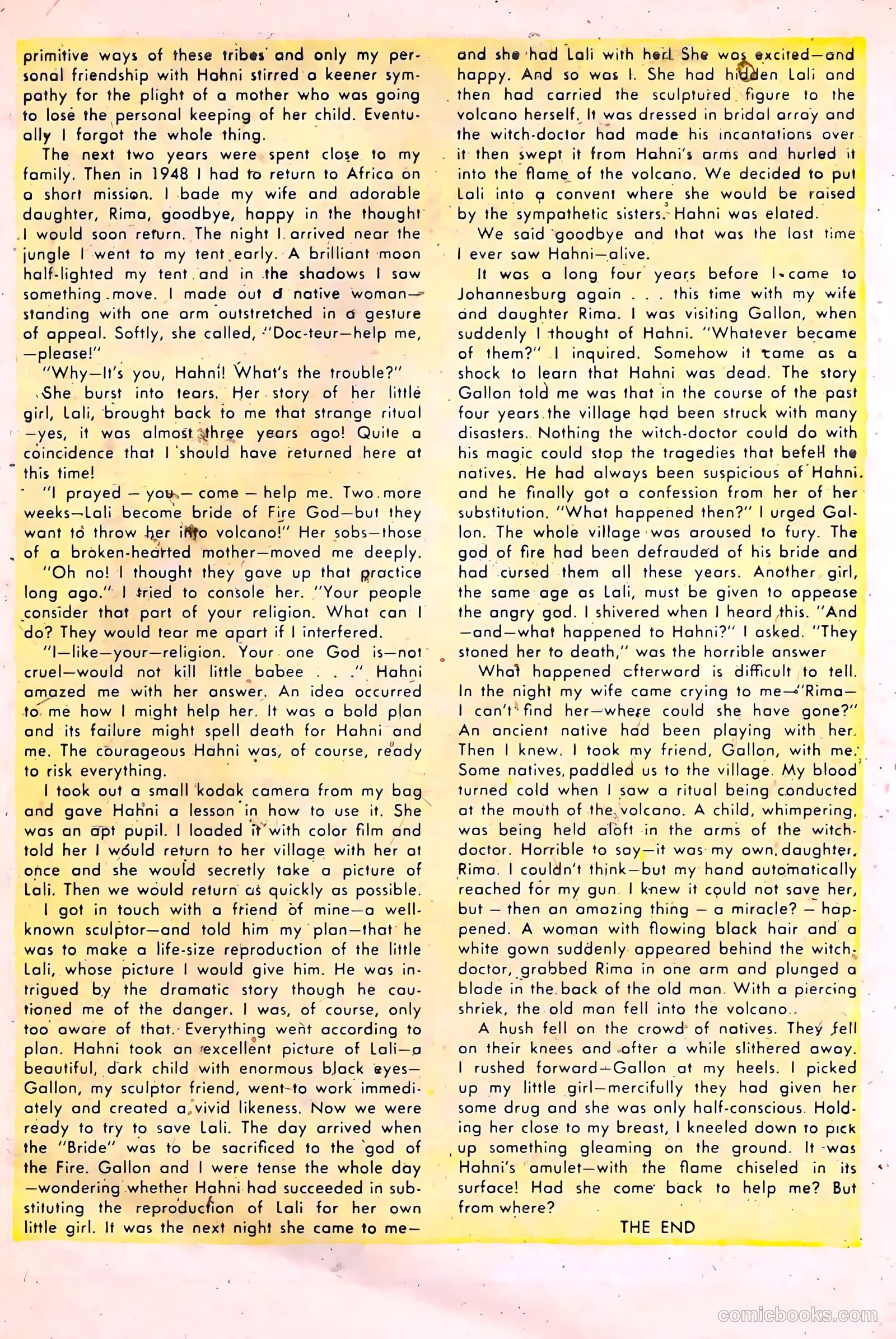 Mysterious Adventures #8 (1952) — page 19 of 36