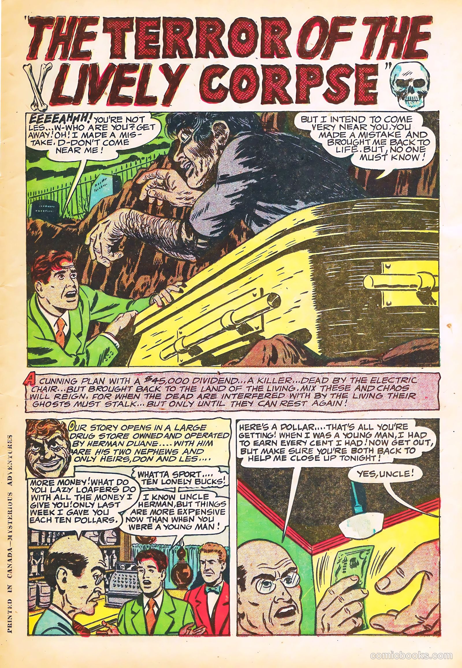 Mysterious Adventures #9 (1952) — page 3 of 36