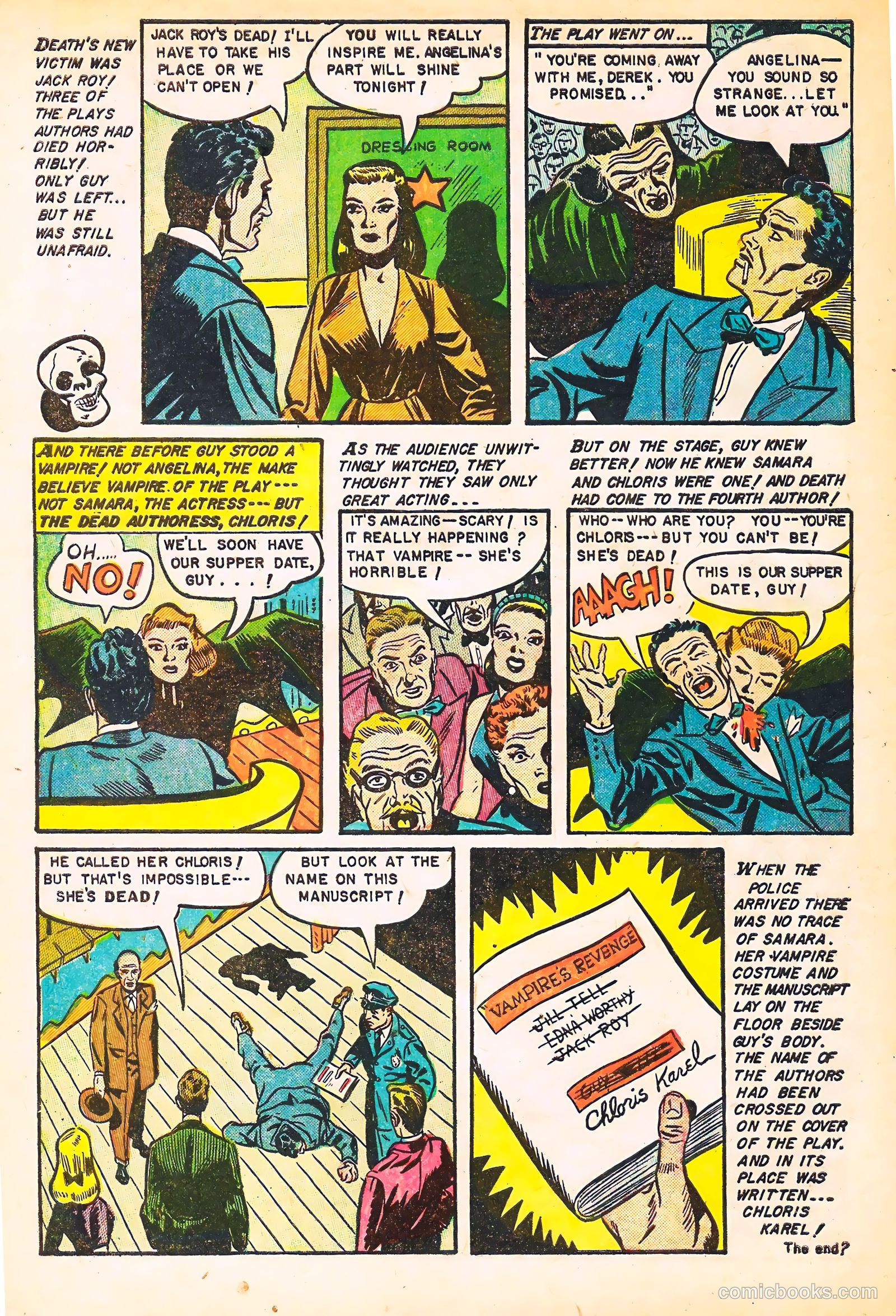 Mysterious Adventures #9 (1952) — page 16 of 36