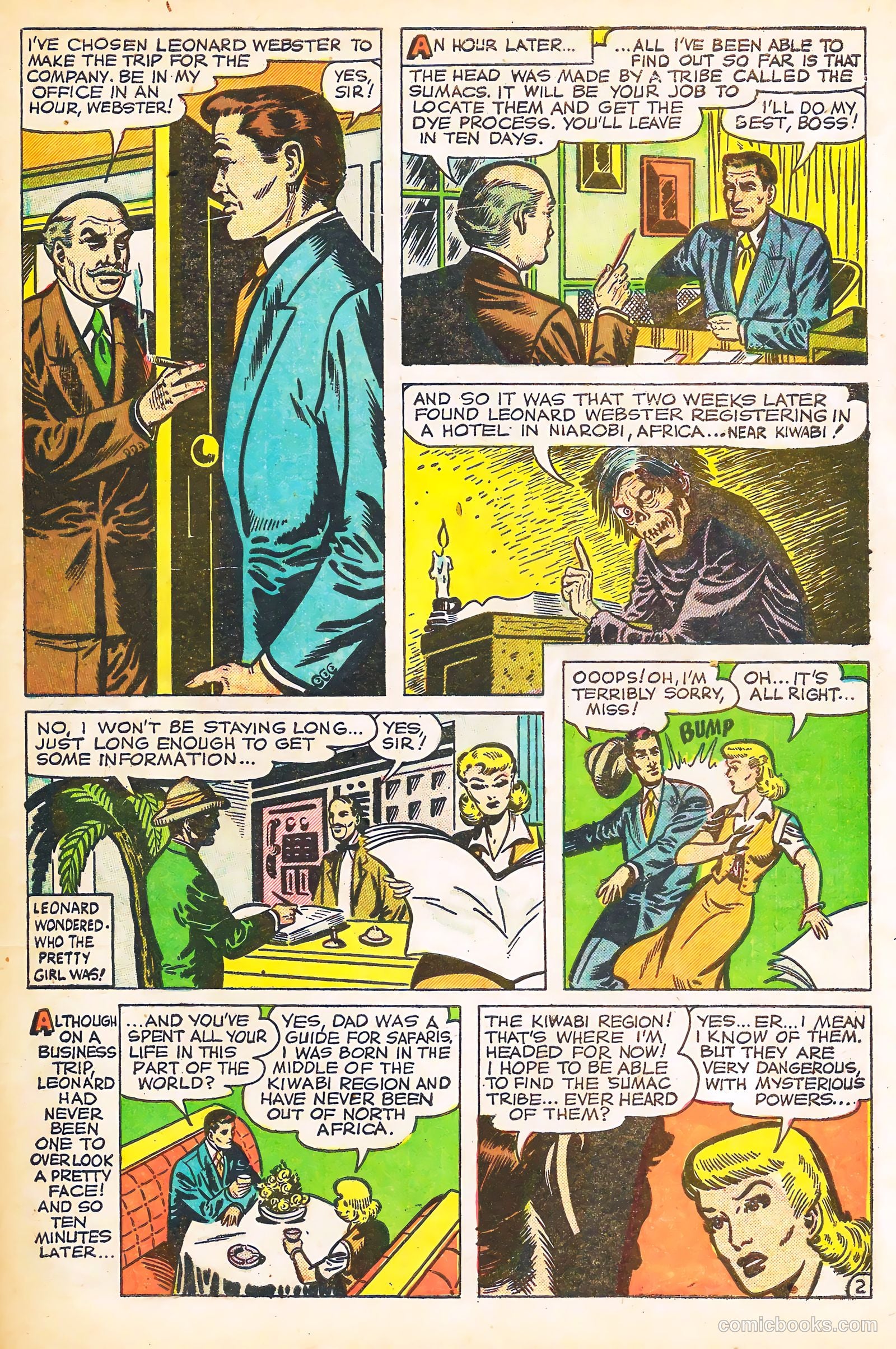 Mysterious Adventures #9 (1952) — page 21 of 36