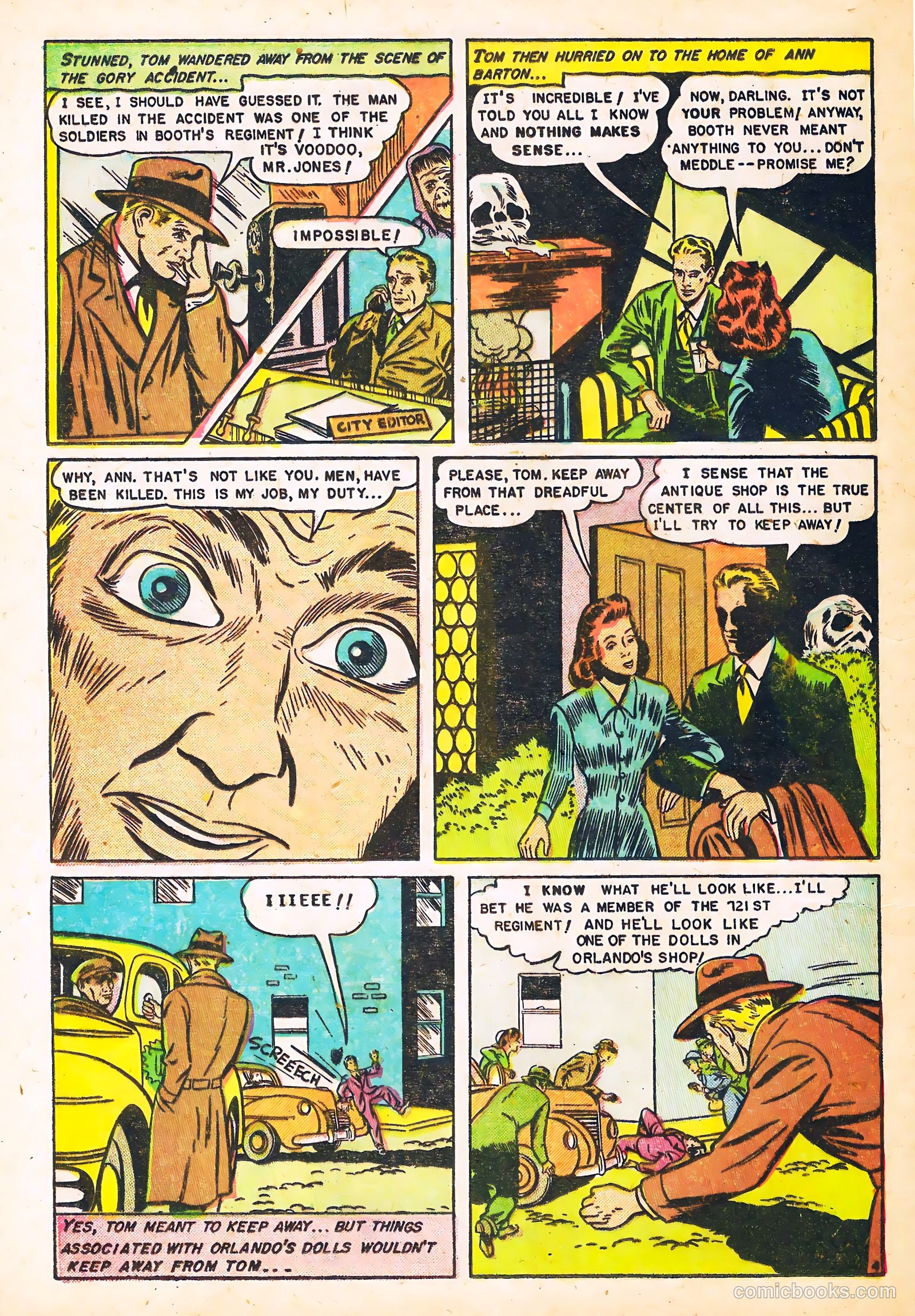 Mysterious Adventures #9 (1952) — page 30 of 36
