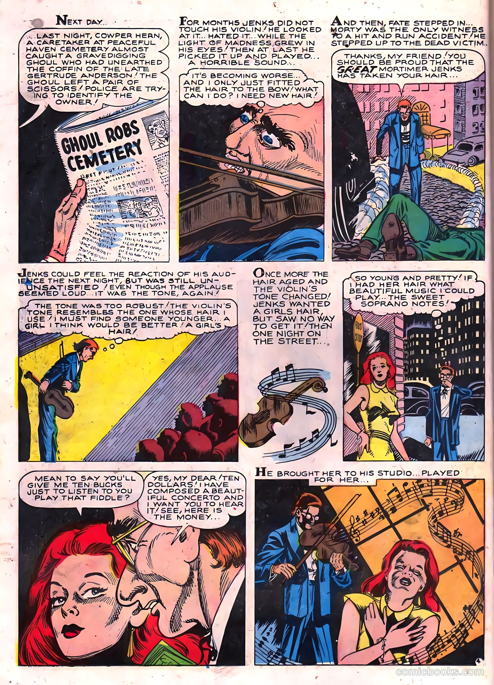 Mysterious Stories #2 (1954) — page 16 of 36