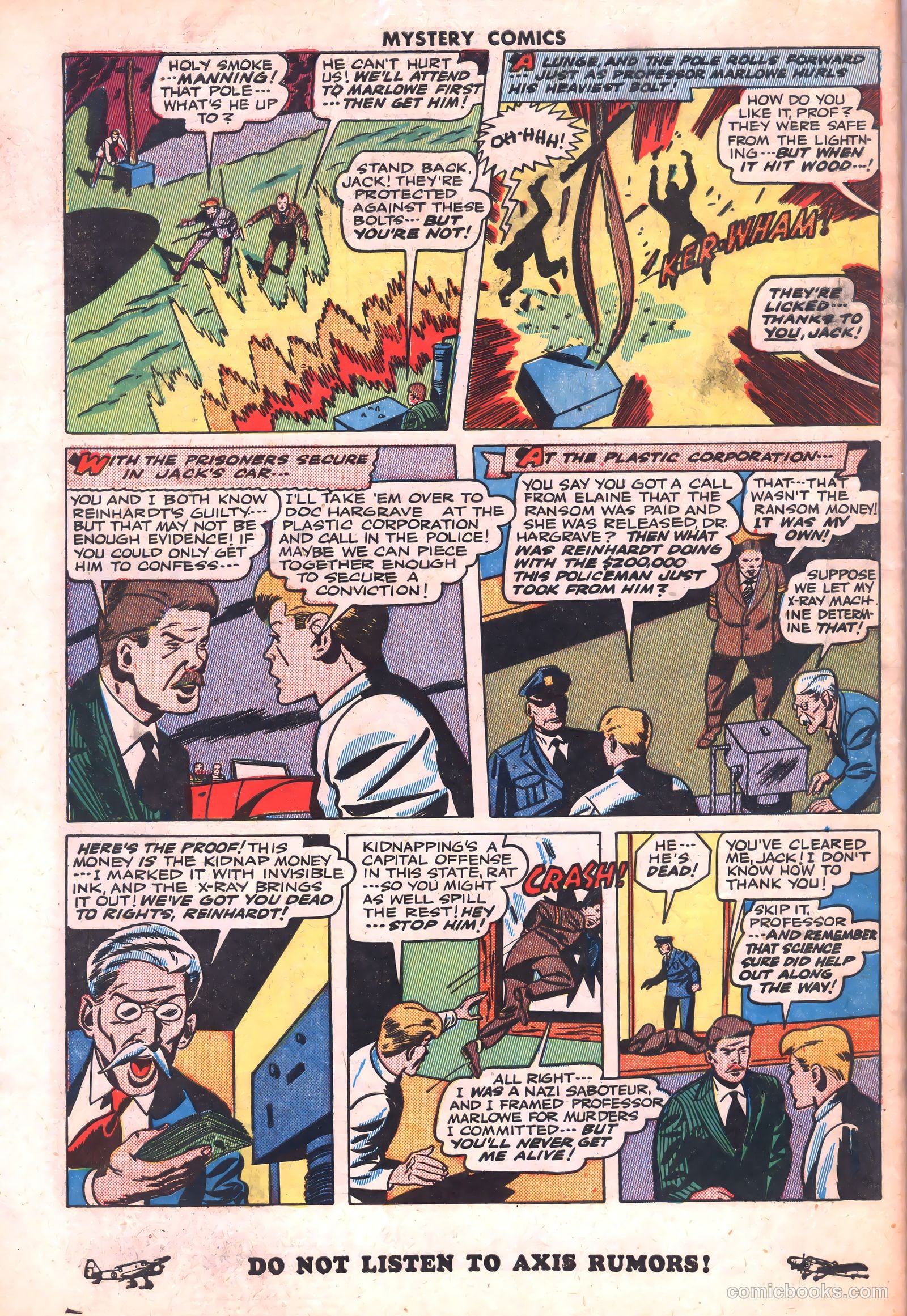 Mystery Comics #2 (1944) — page 50 of 52