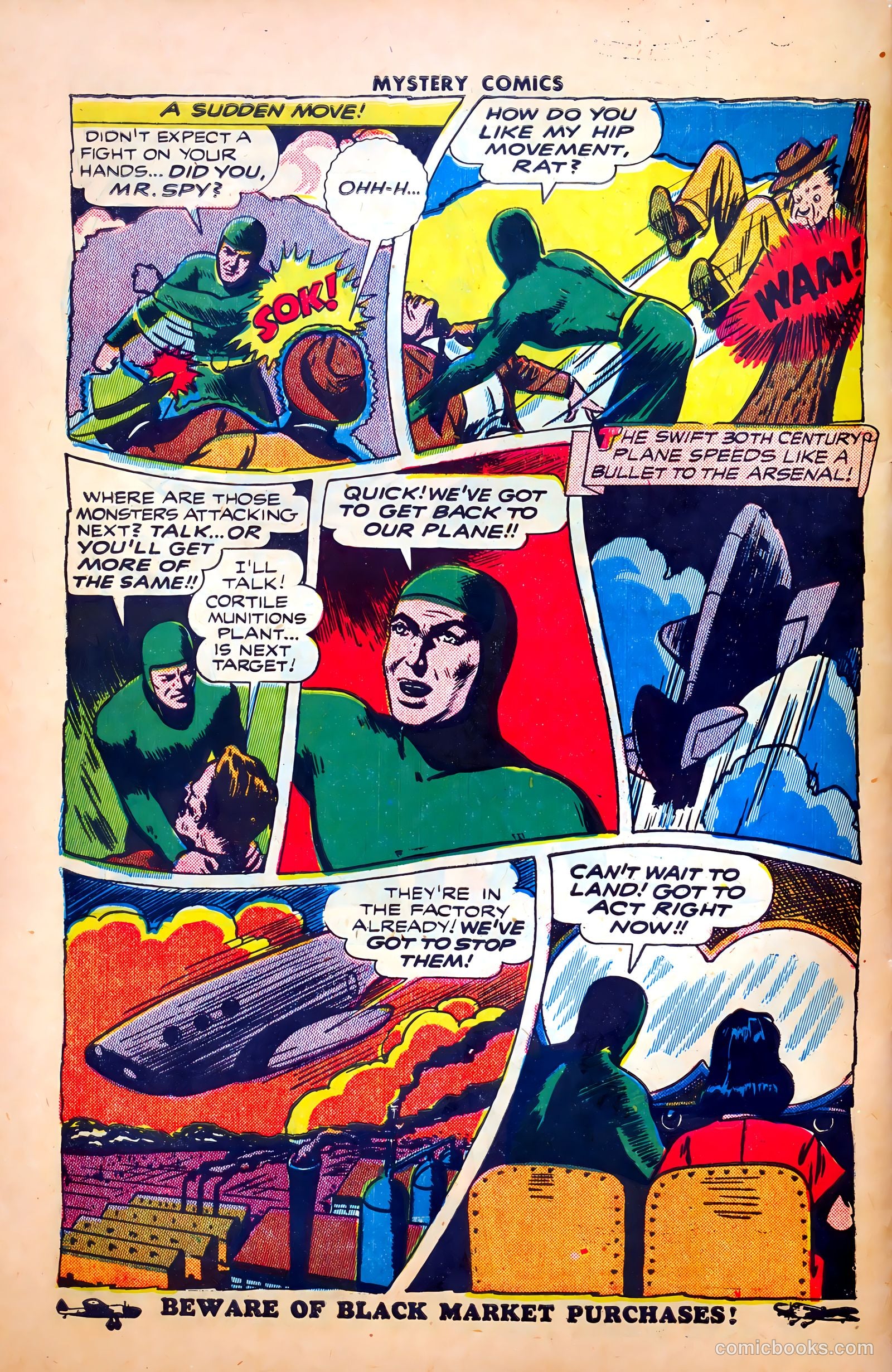 Mystery Comics #3 (1944) — page 48 of 52