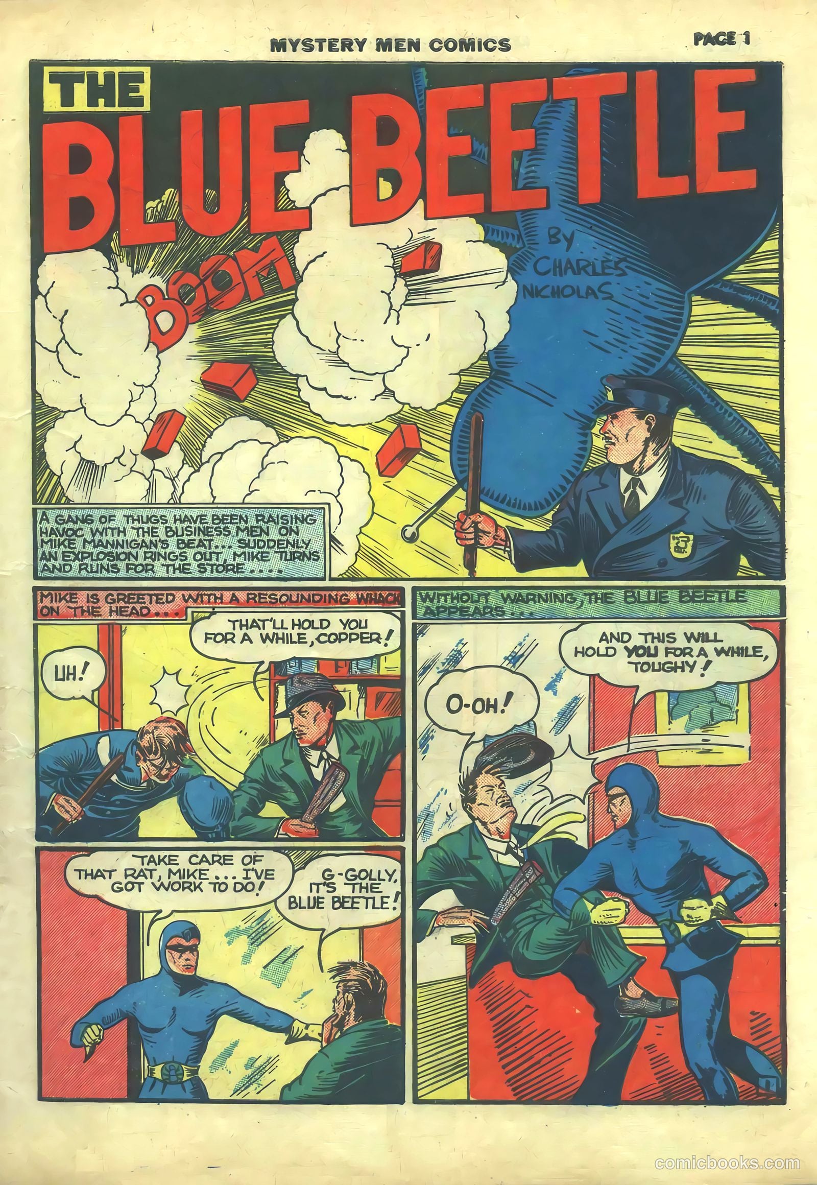 Mystery Men Comics #10 (1940) — page 3 of 68