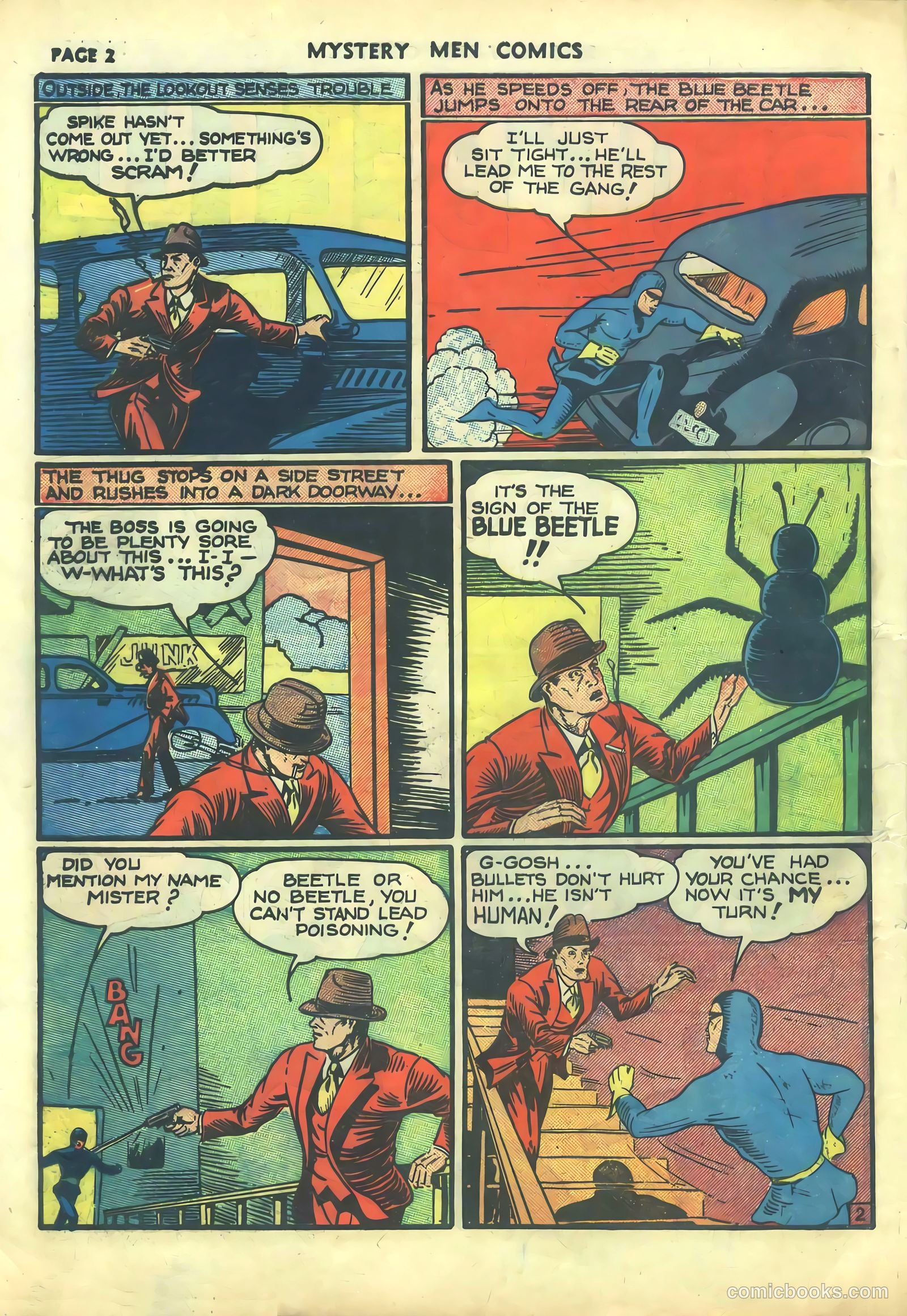 Mystery Men Comics #10 (1940) — page 4 of 68