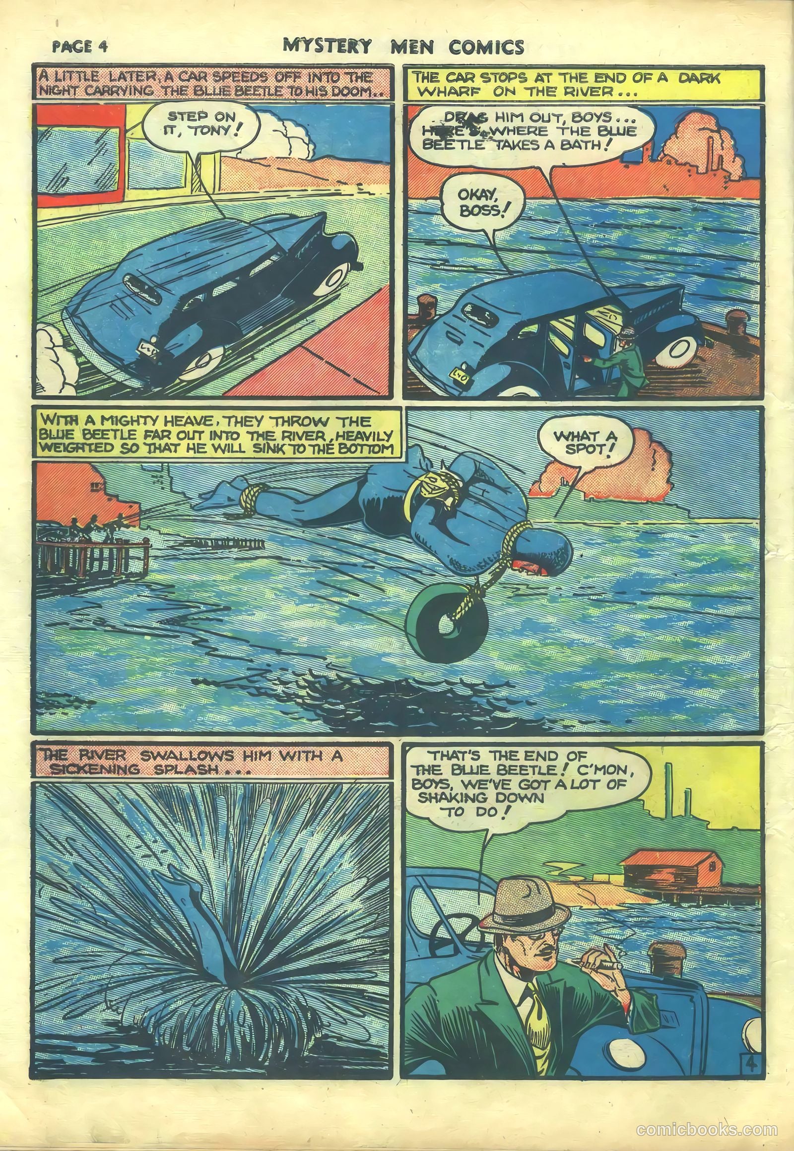 Mystery Men Comics #10 (1940) — page 6 of 68