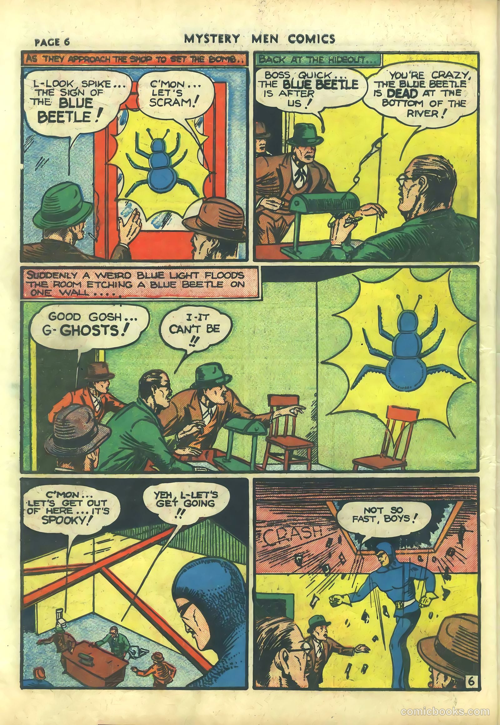 Mystery Men Comics #10 (1940) — page 8 of 68