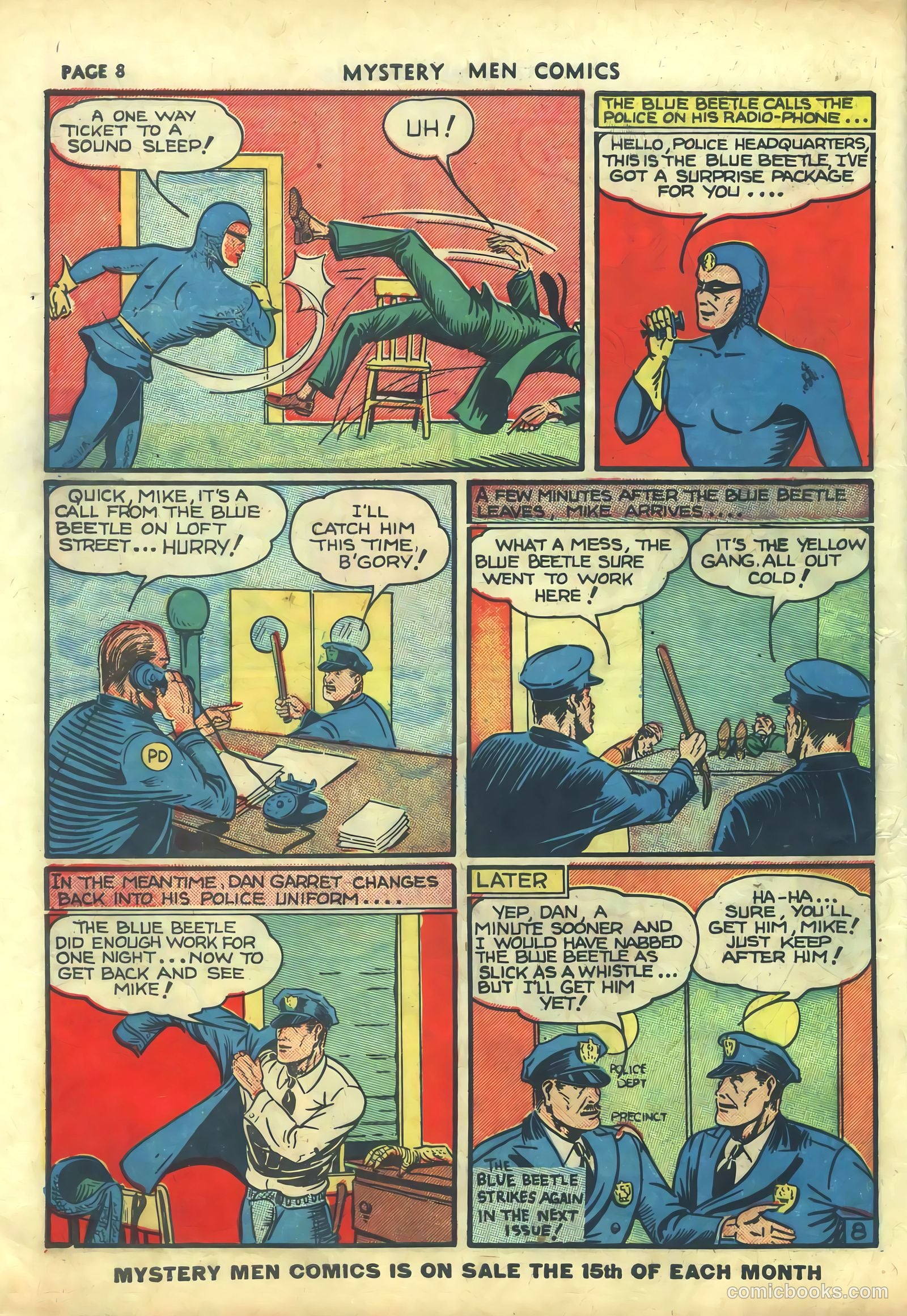 Mystery Men Comics #10 (1940) — page 10 of 68