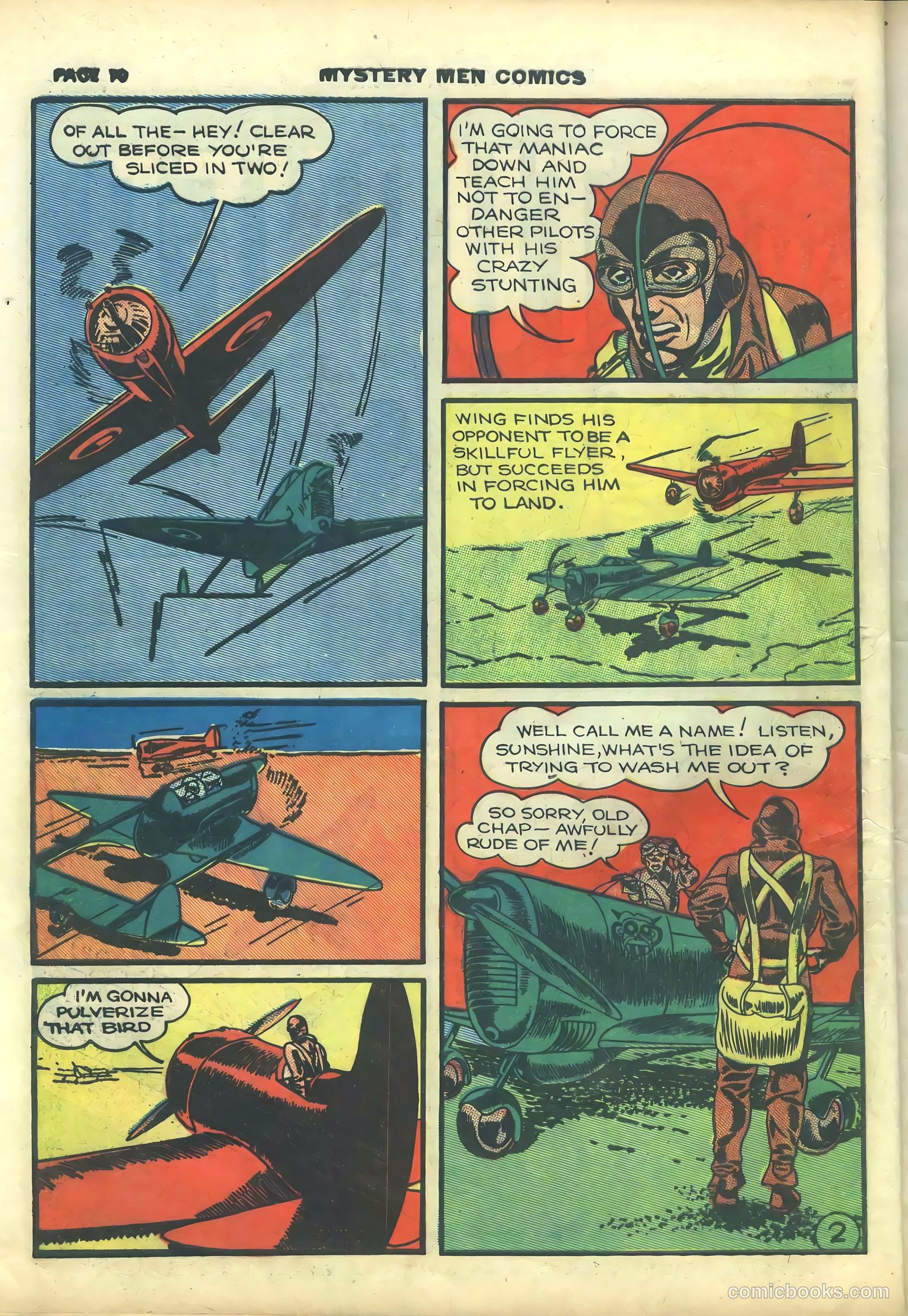 Mystery Men Comics #10 (1940) — page 12 of 68